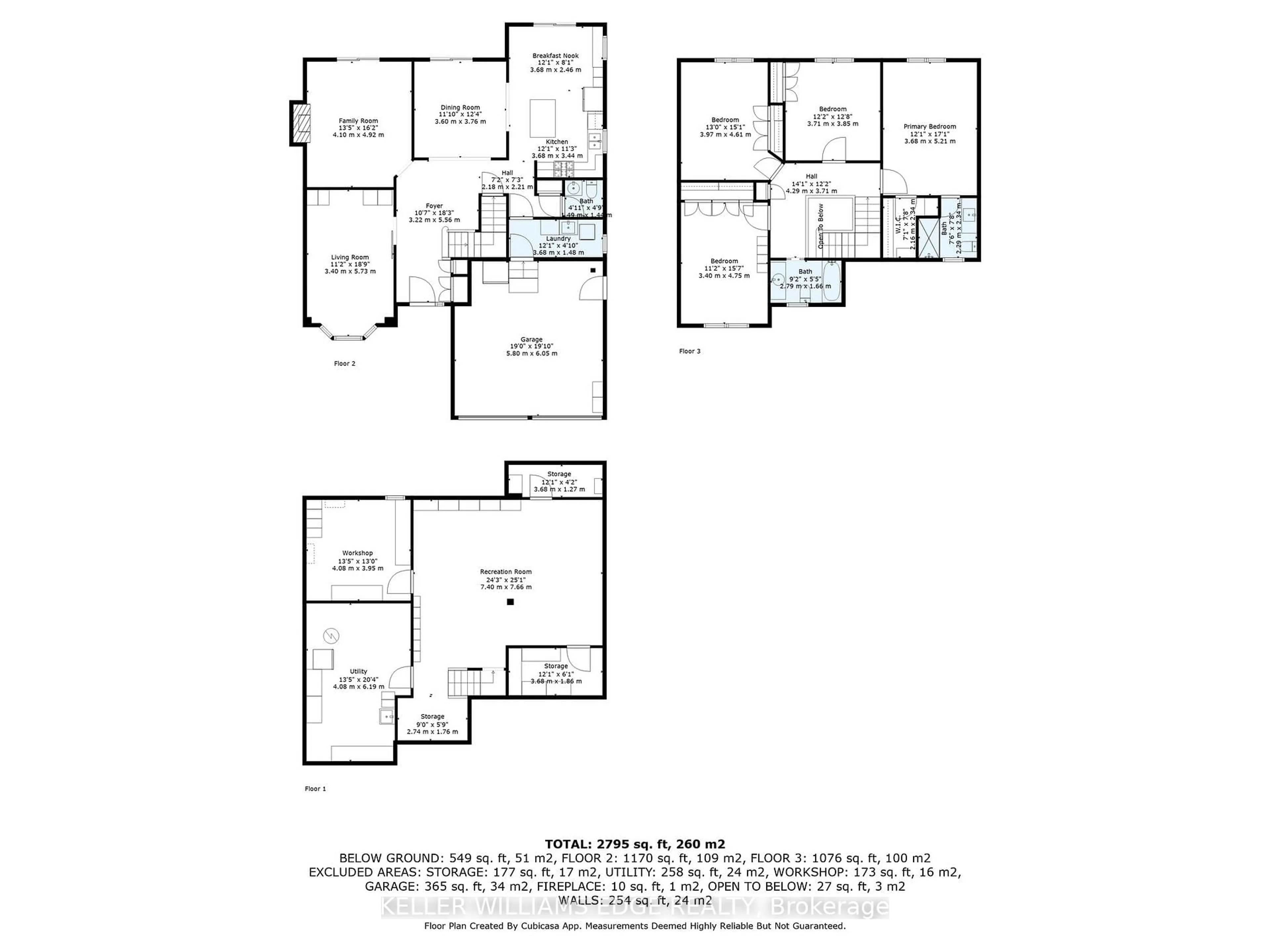 Floor plan for 2024 Markle Dr, Oakville Ontario L6H 3T3