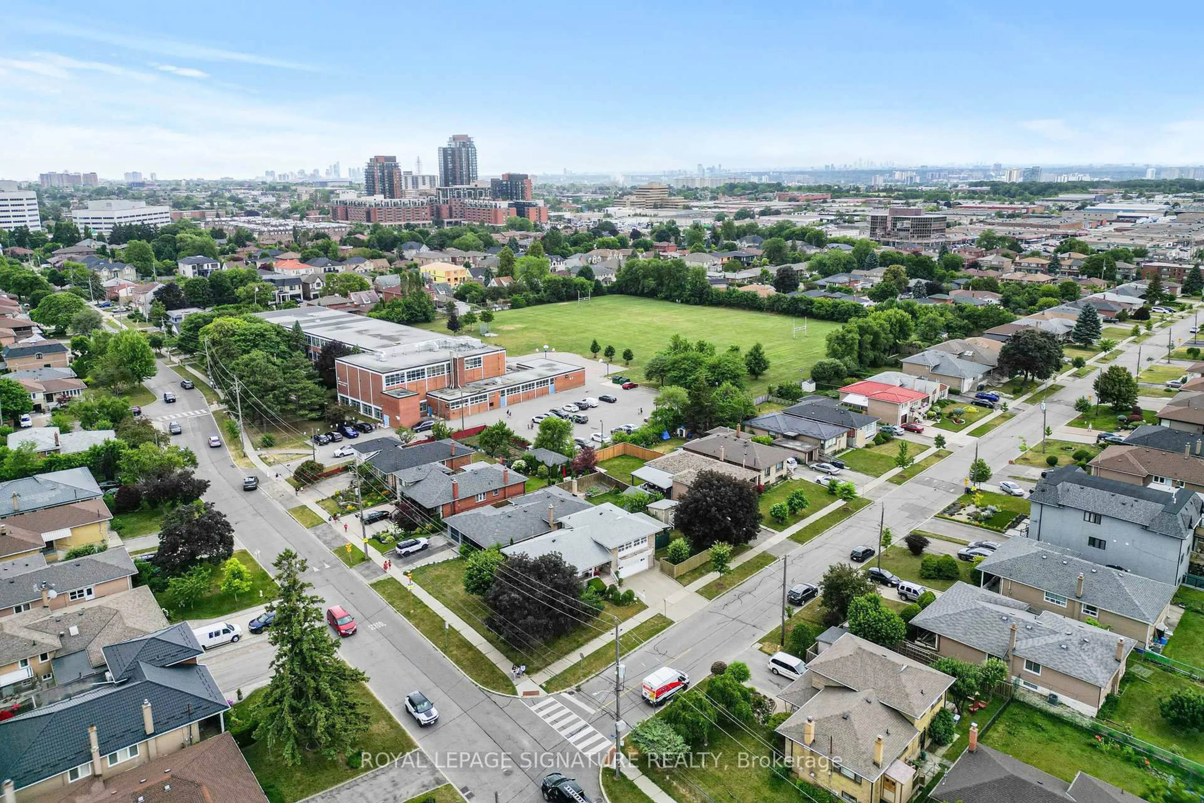 A pic from outside/outdoor area/front of a property/back of a property/a pic from drone, unknown for 63 Sparrow Ave, Toronto Ontario M6A 1L5