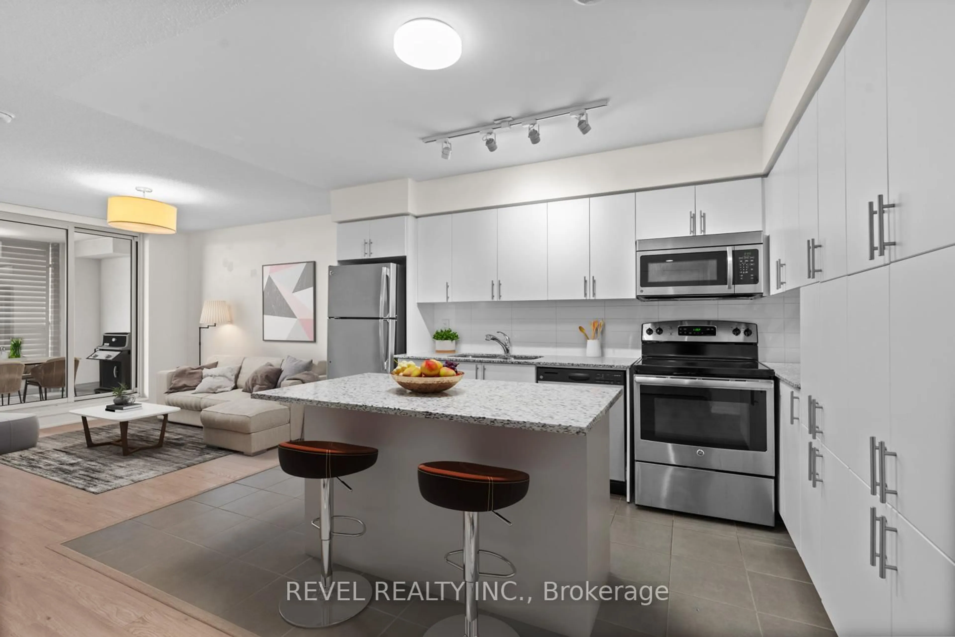 Open concept kitchen, unknown for 830 Lawrence Ave #510, Toronto Ontario M6A 1C3