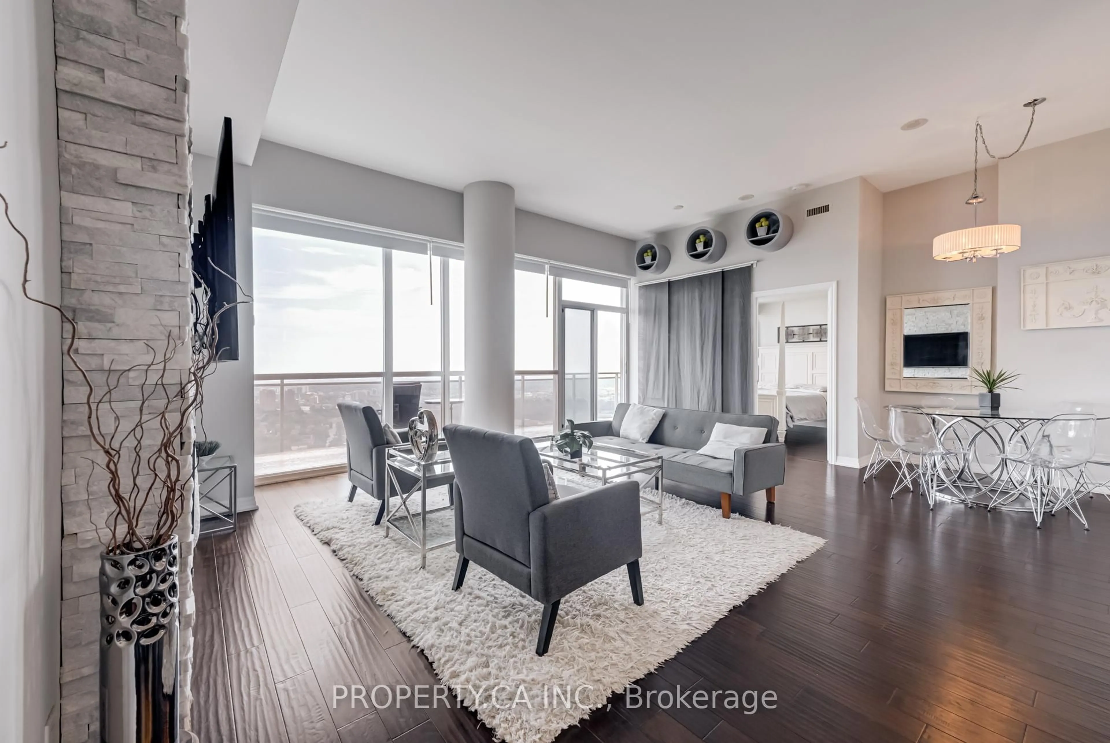 Living room with furniture, unknown for 223 Webb Dr #PH3504, Mississauga Ontario L5B 0E8