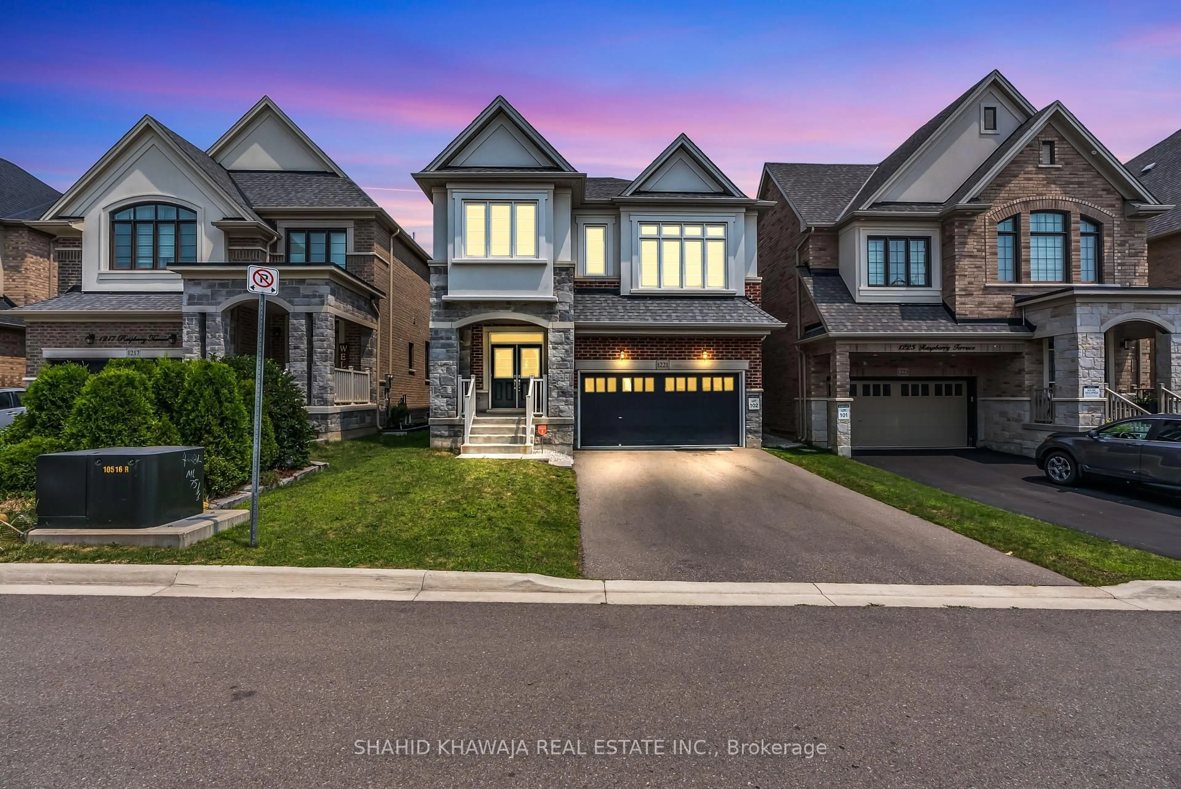 Home with brick exterior material, street for 1221 Raspberry Terr, Milton Ontario L9T 2X5
