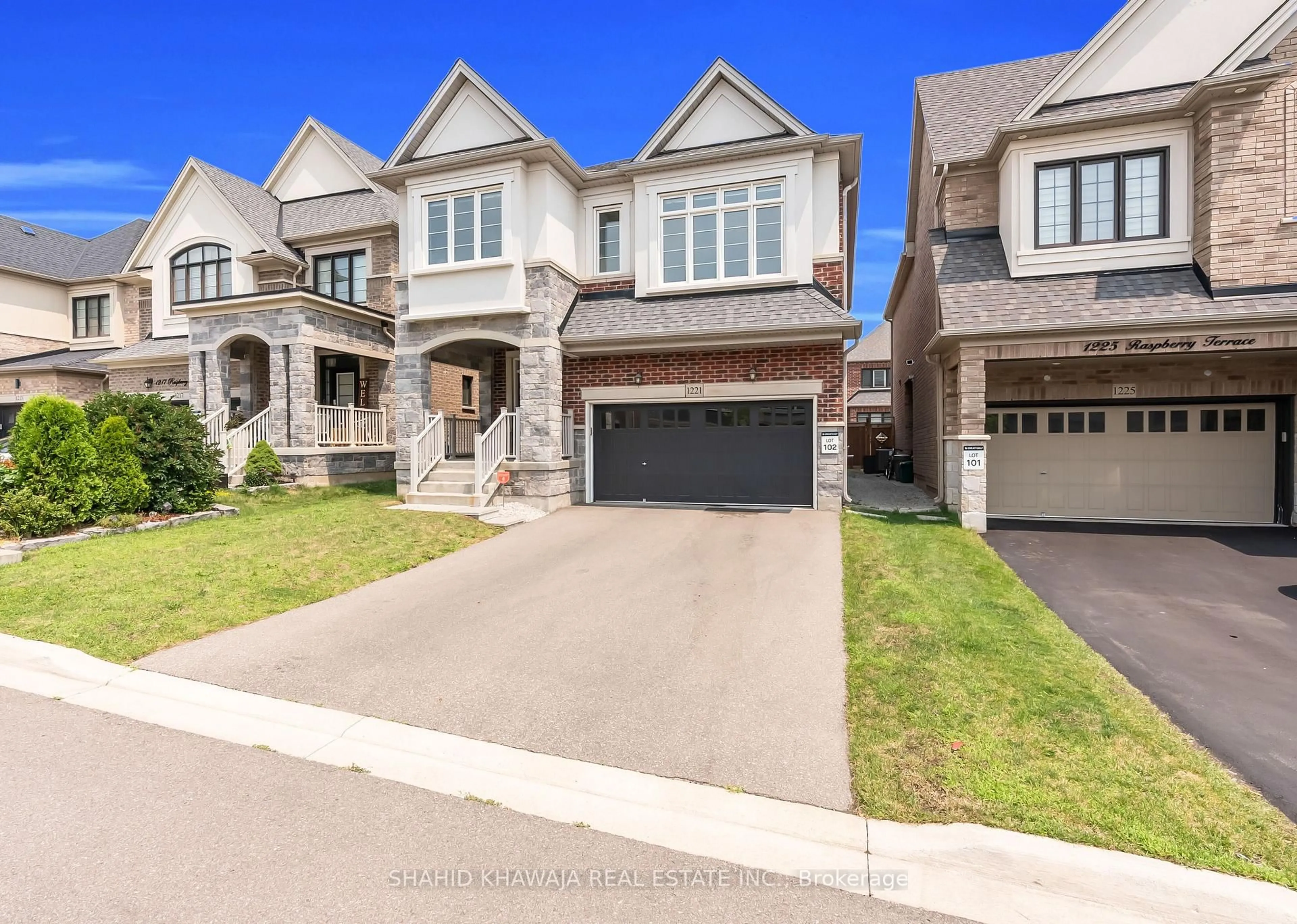 Home with brick exterior material, street for 1221 Raspberry Terr, Milton Ontario L9T 2X5