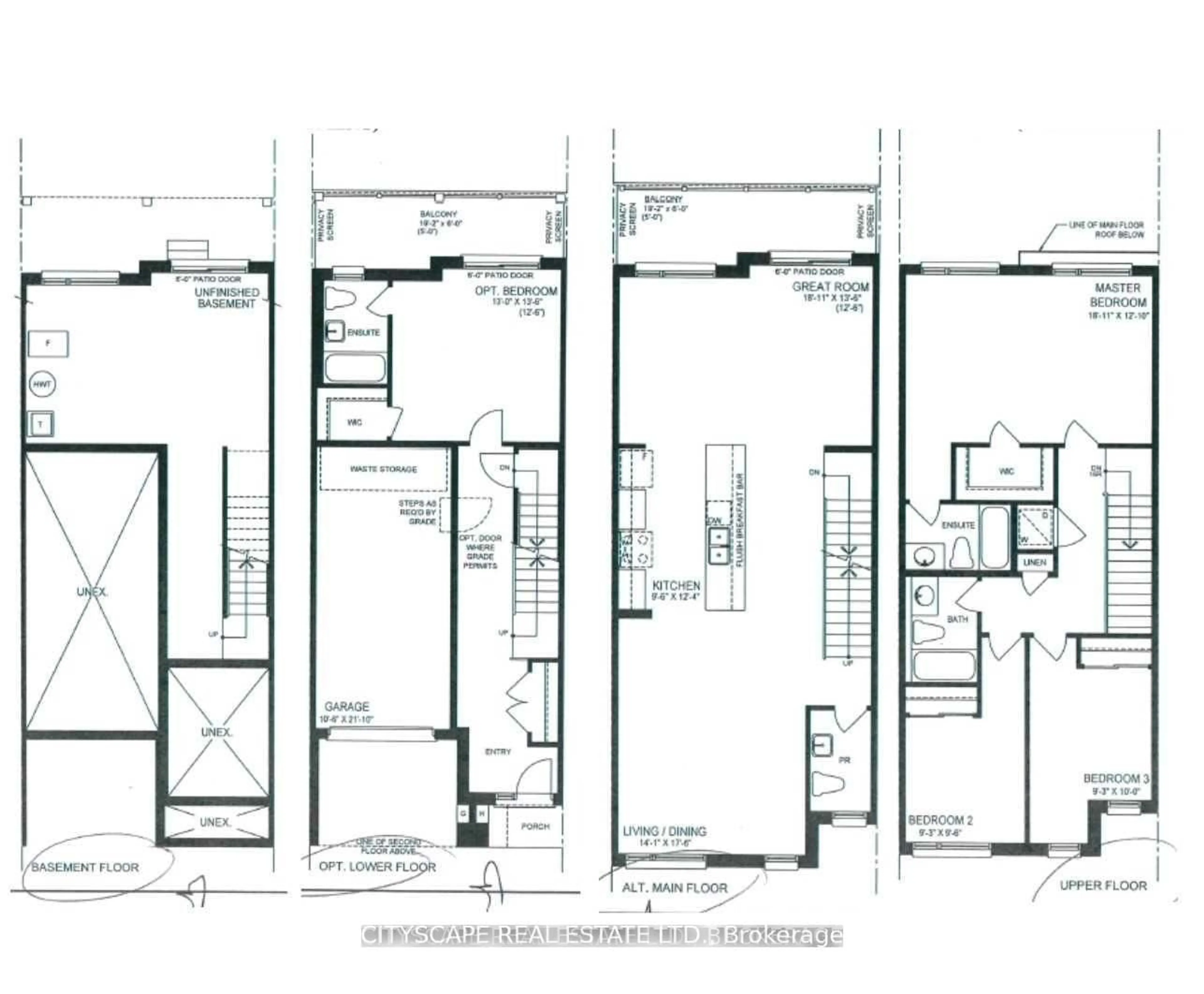 Floor plan for 21 Woodstream Dr, Toronto Ontario M9W 0G1