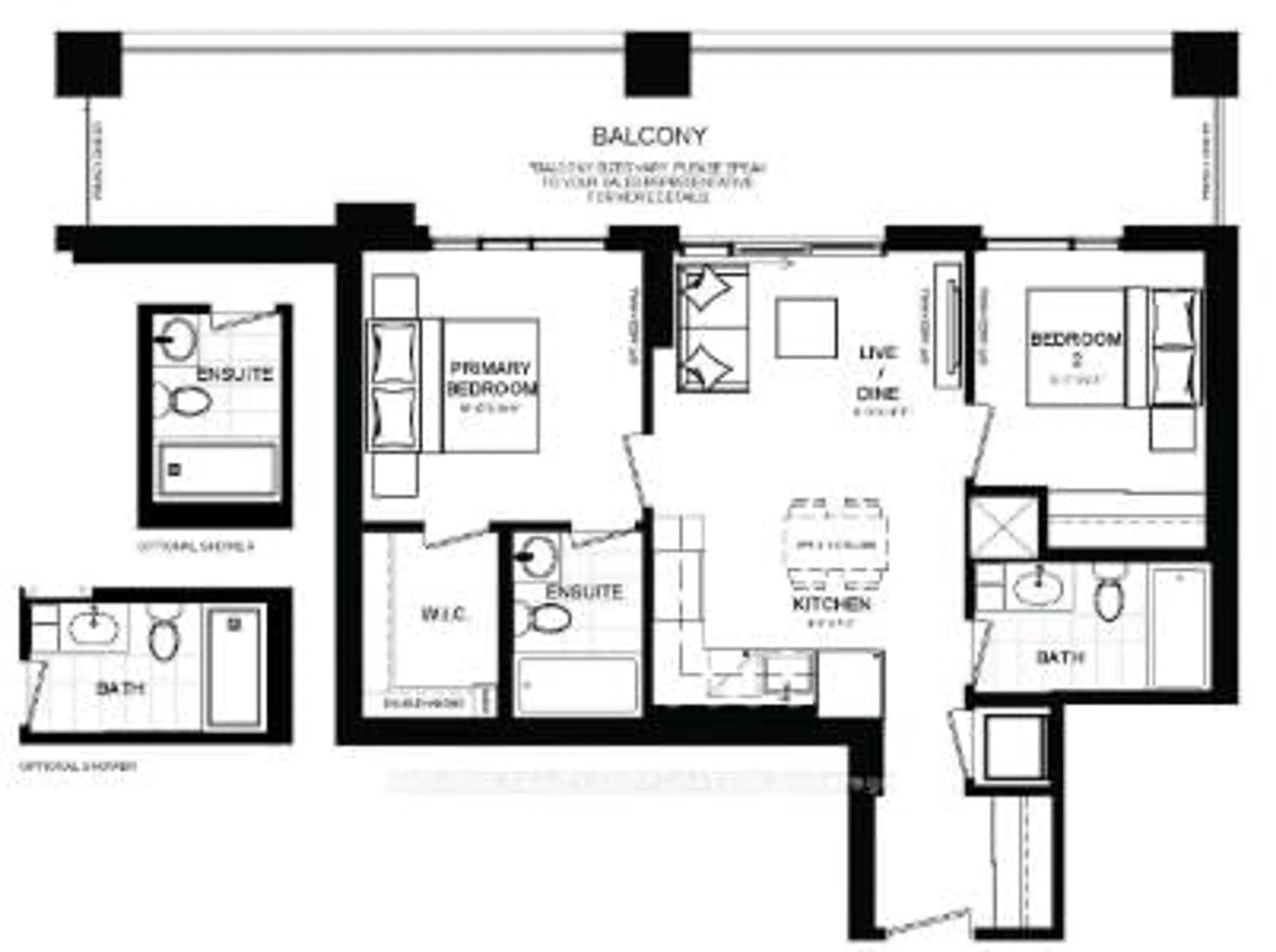 Floor plan for 770 Whitlock Ave #501, Milton Ontario L9E 1S2