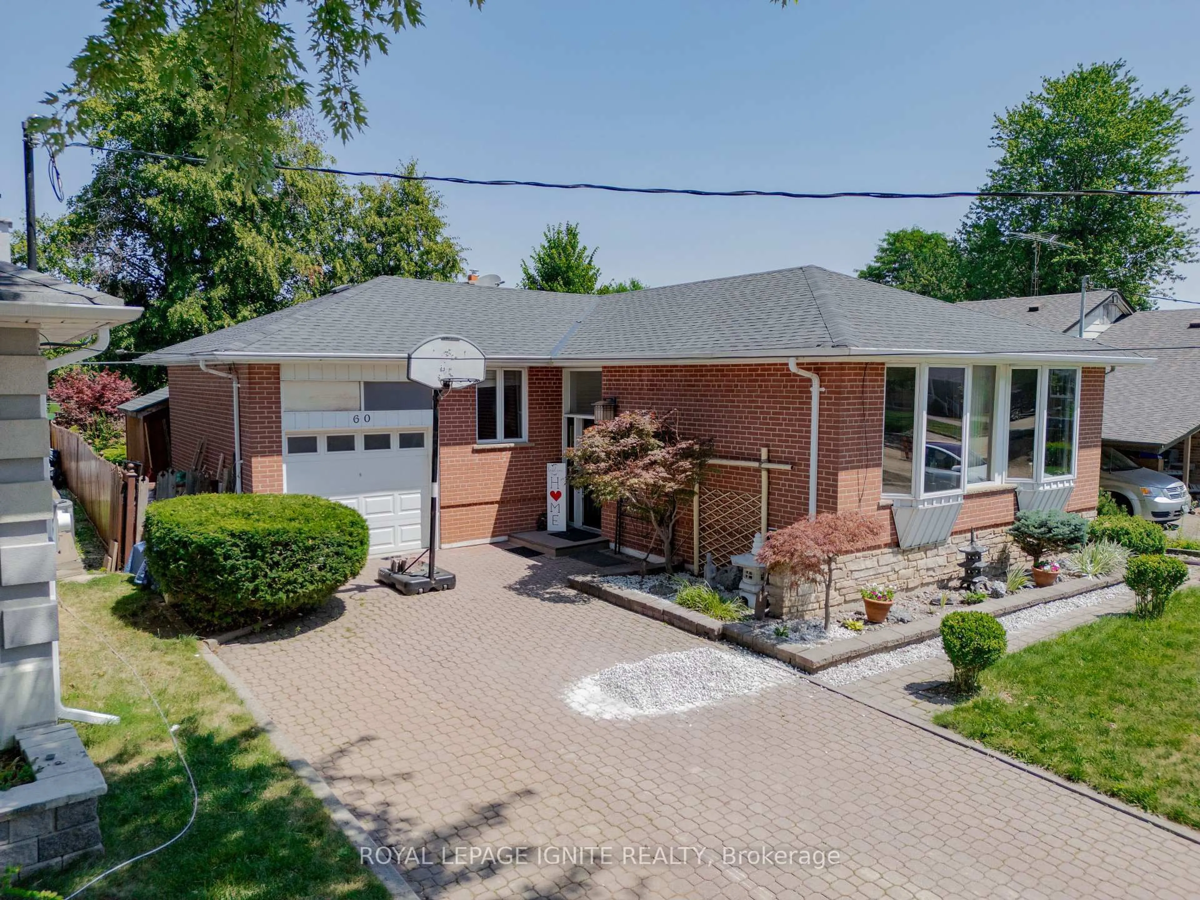 Home with brick exterior material, street for 60 Kimbark Dr, Brampton Ontario L6X 2A4