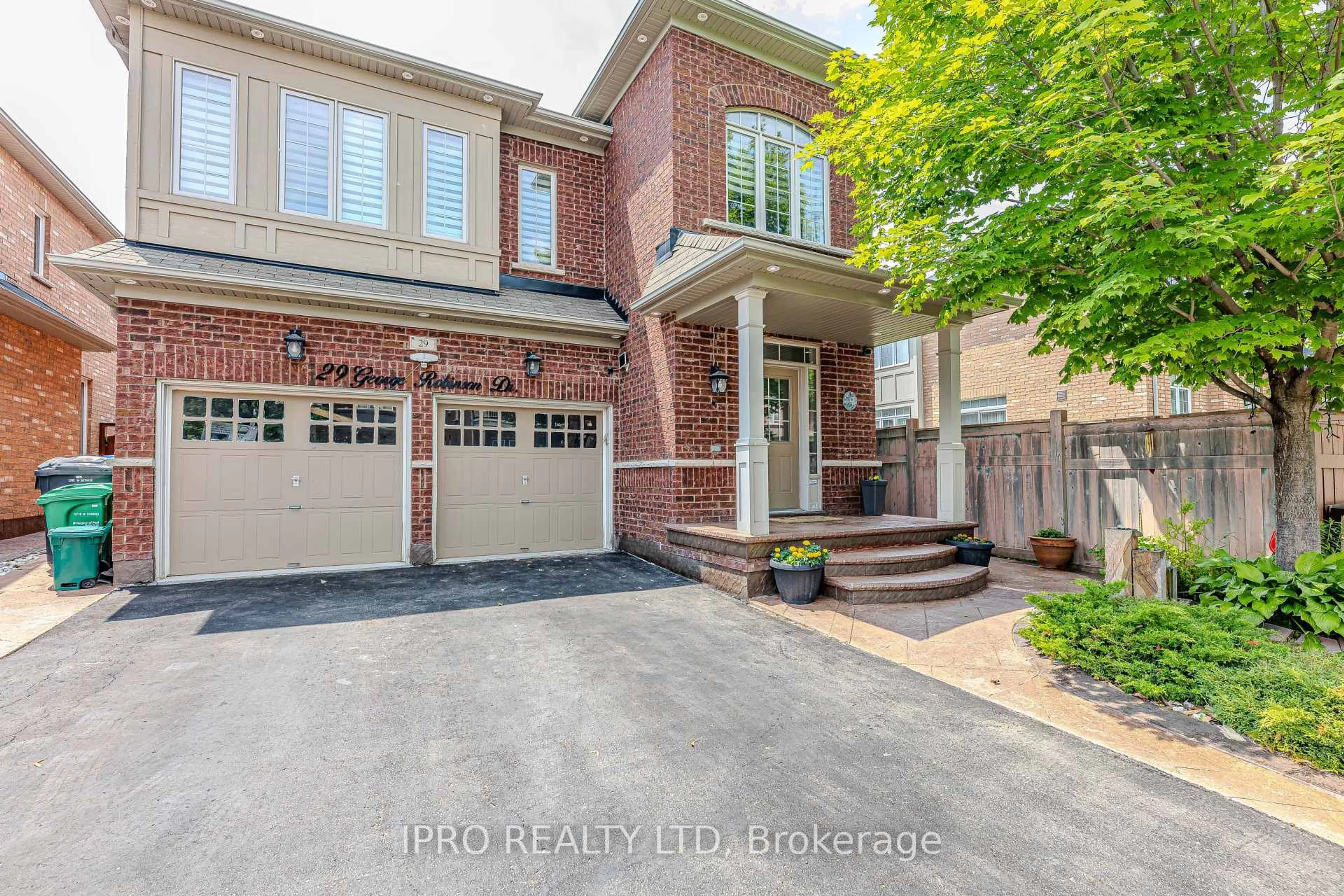 Home with brick exterior material, street for 29 George Robinson Dr, Brampton Ontario L6Y 2M7
