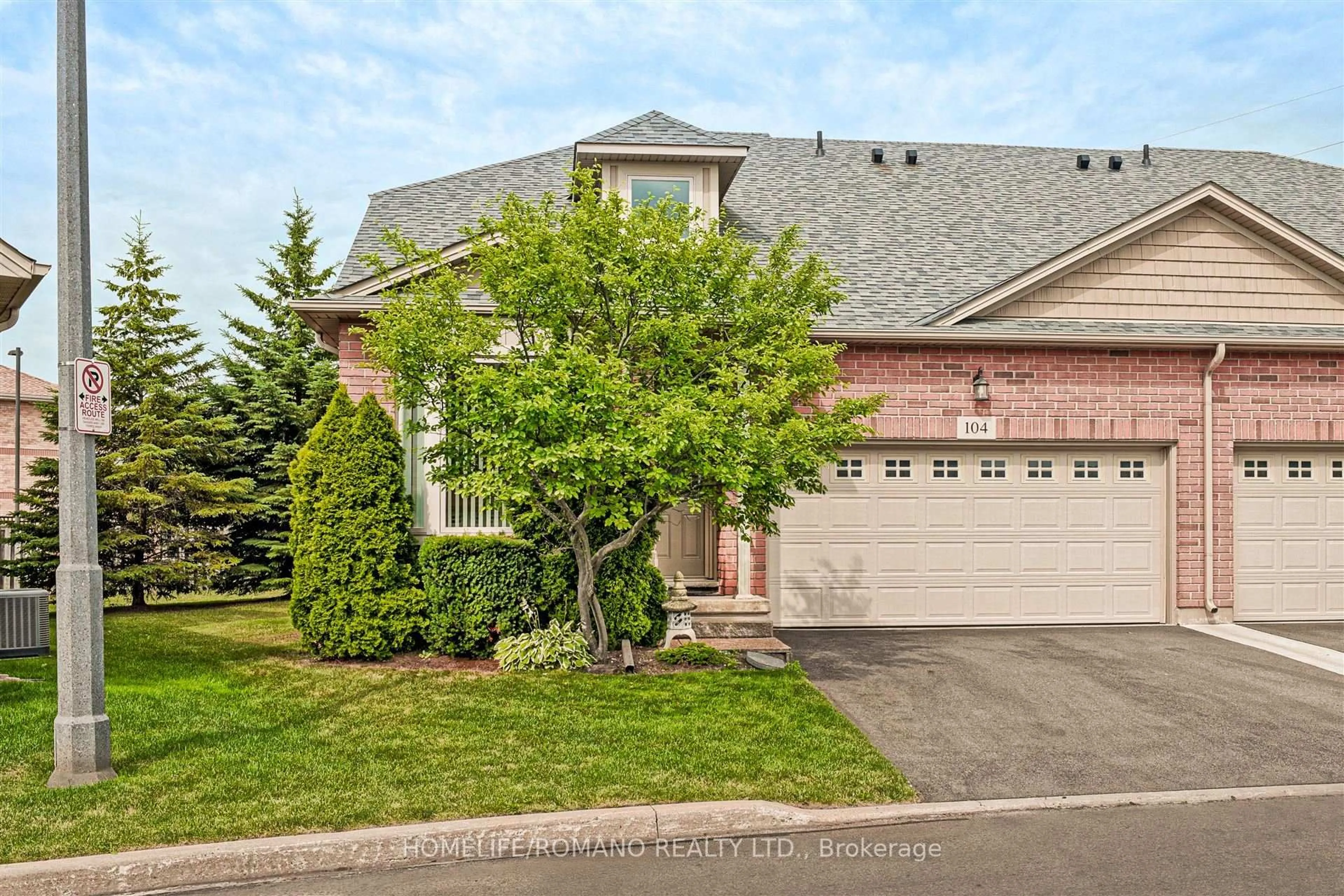 Home with brick exterior material, street for 2125 Itabashi Way #104, Burlington Ontario L7M 0A1
