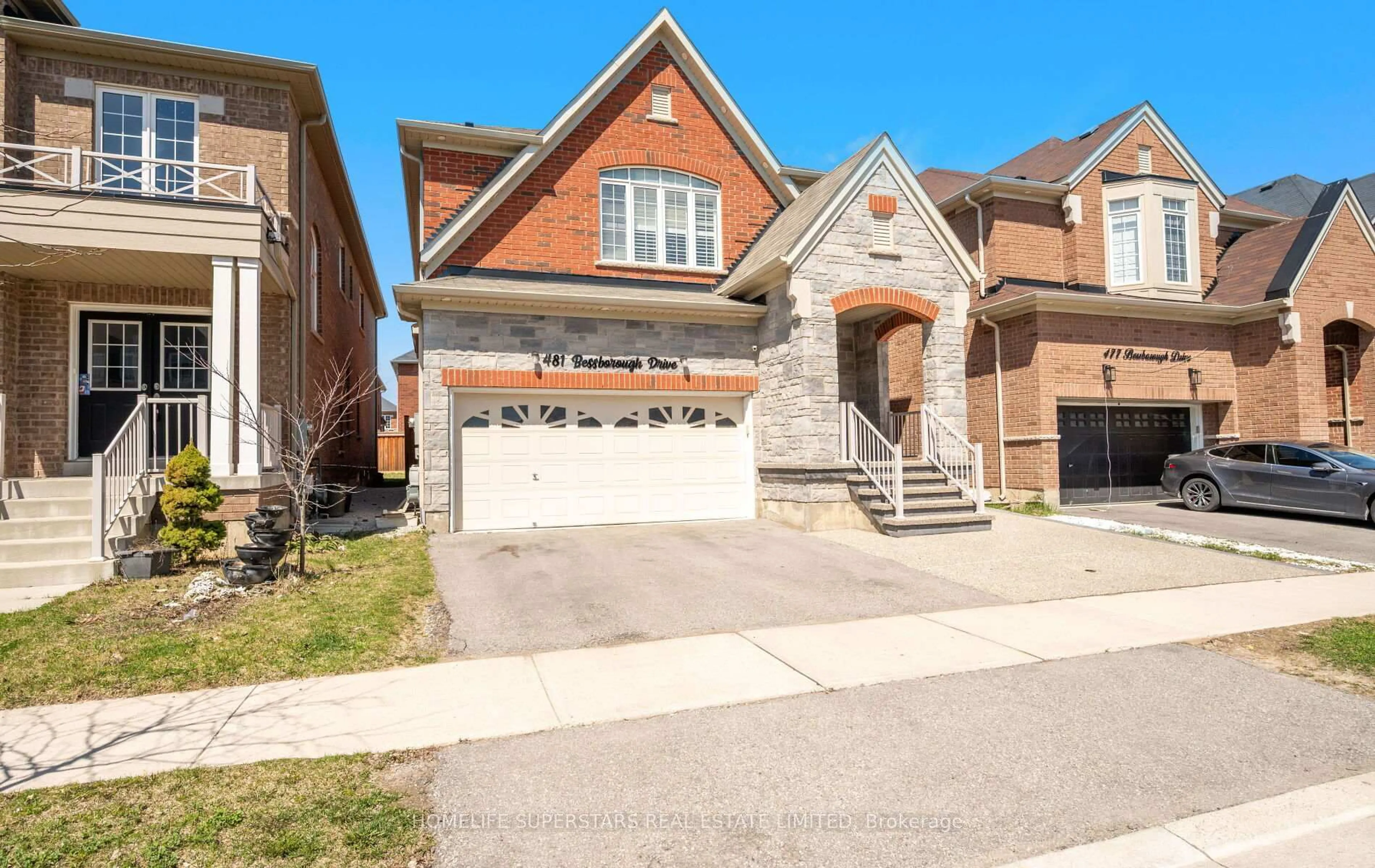 Home with brick exterior material, street for 481 Beesborough Dr, Milton Ontario L9T 1V7
