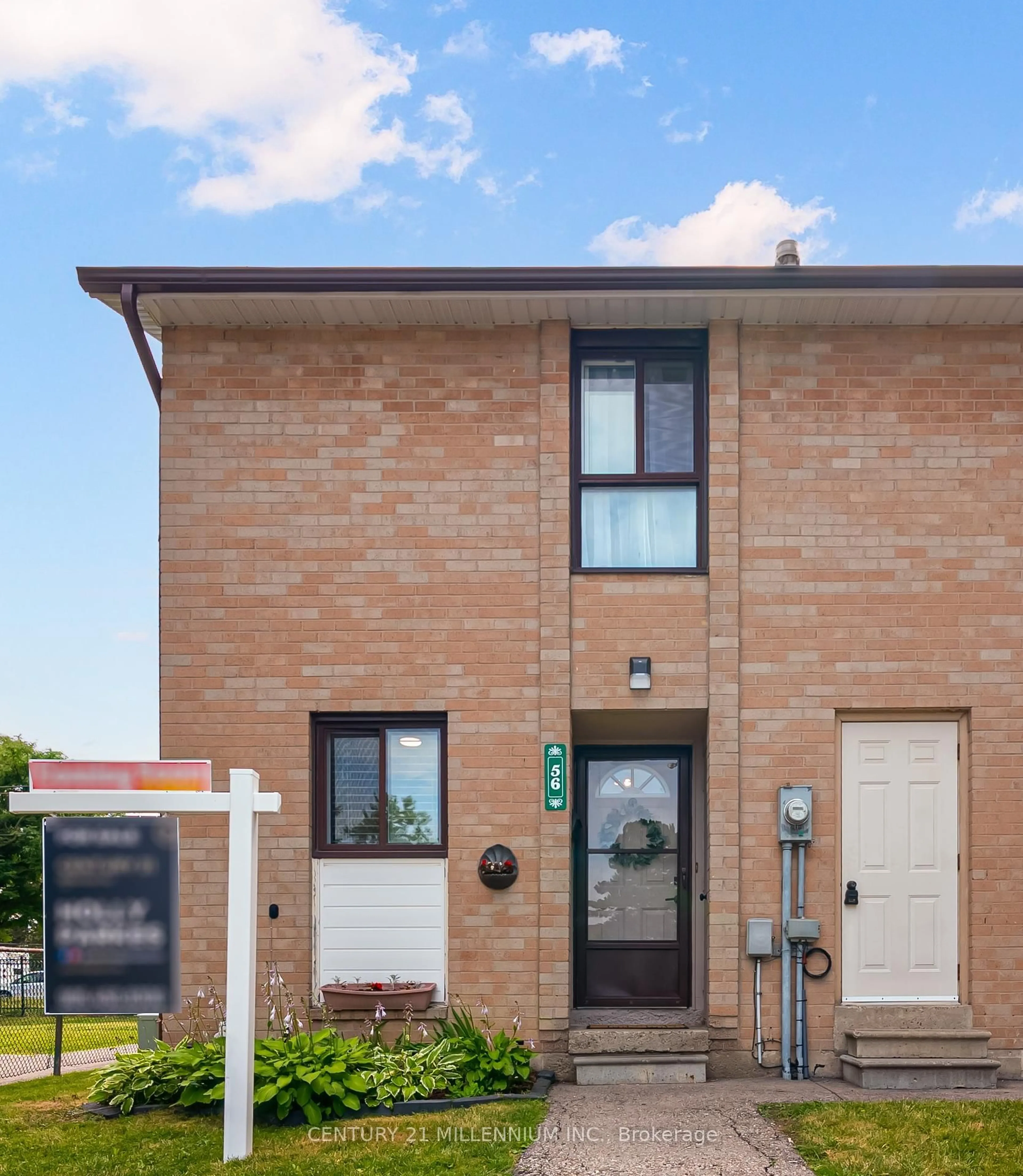 Home with brick exterior material, street for 56 Fleetwood Cres #85, Brampton Ontario L6T 2E5