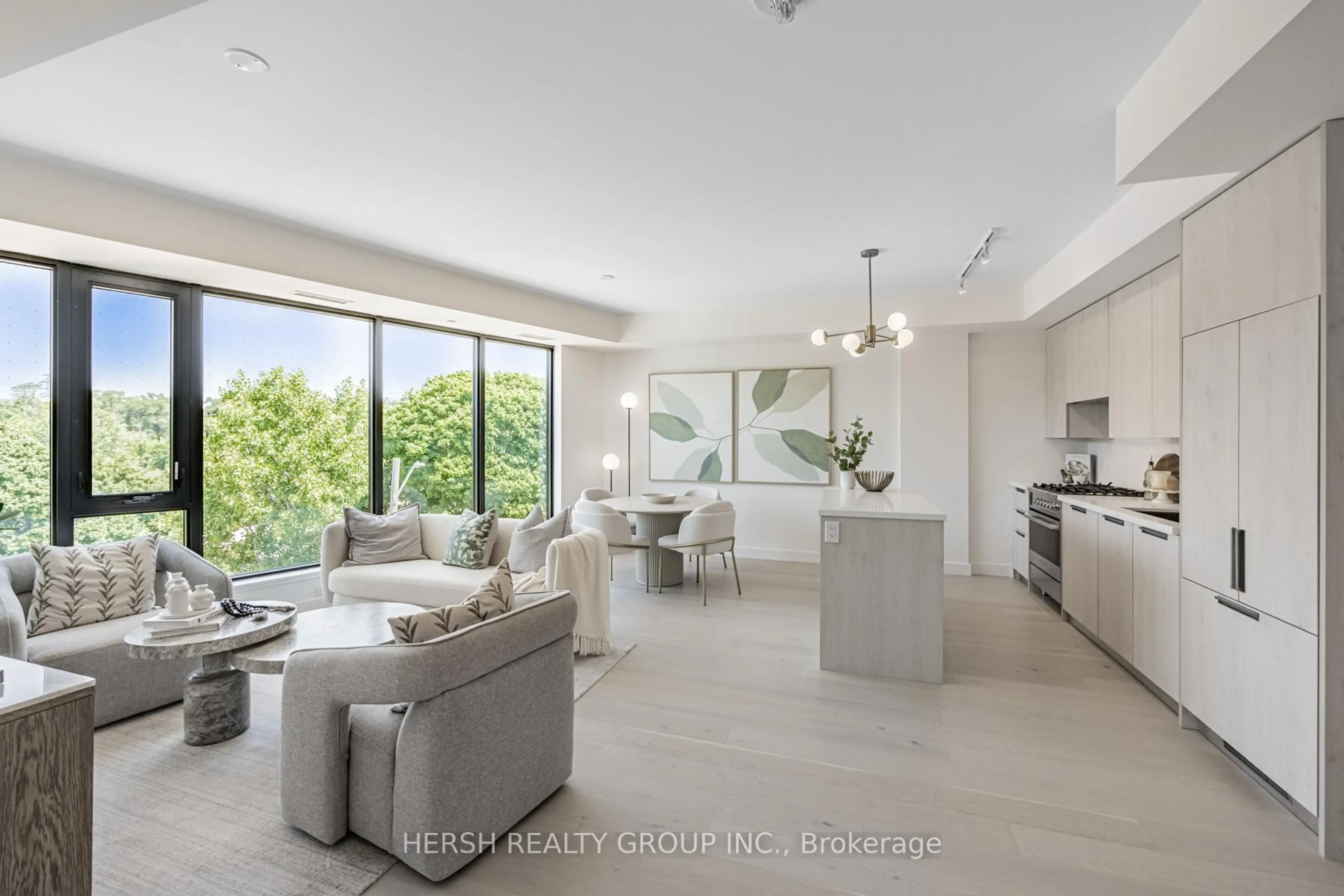 Open concept kitchen, unknown for 160 Kingsway Cres #312, Toronto Ontario M8X 2S4