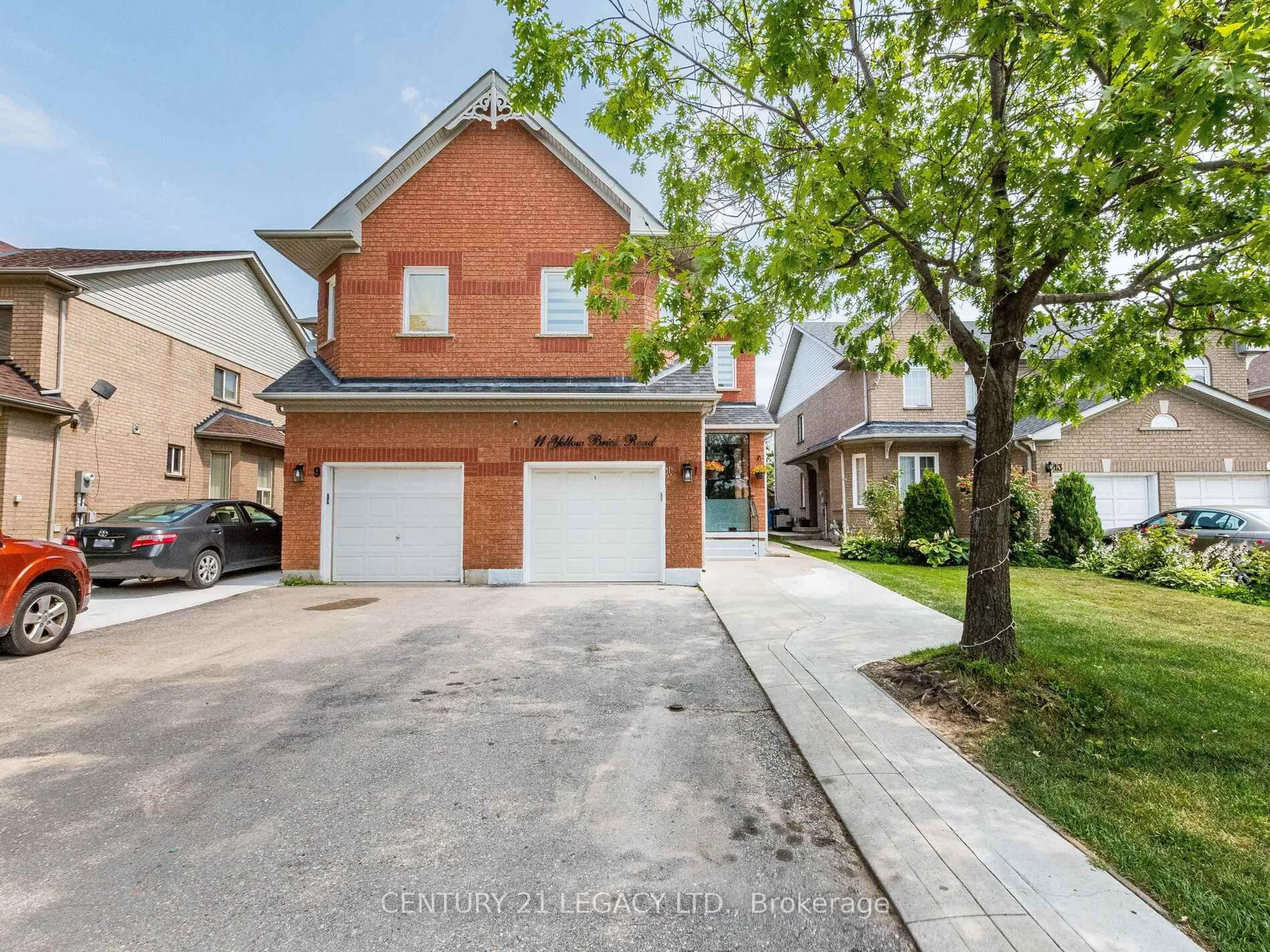 Home with brick exterior material, street for 11 Yellow Brick Rd, Brampton Ontario L6V 4K8