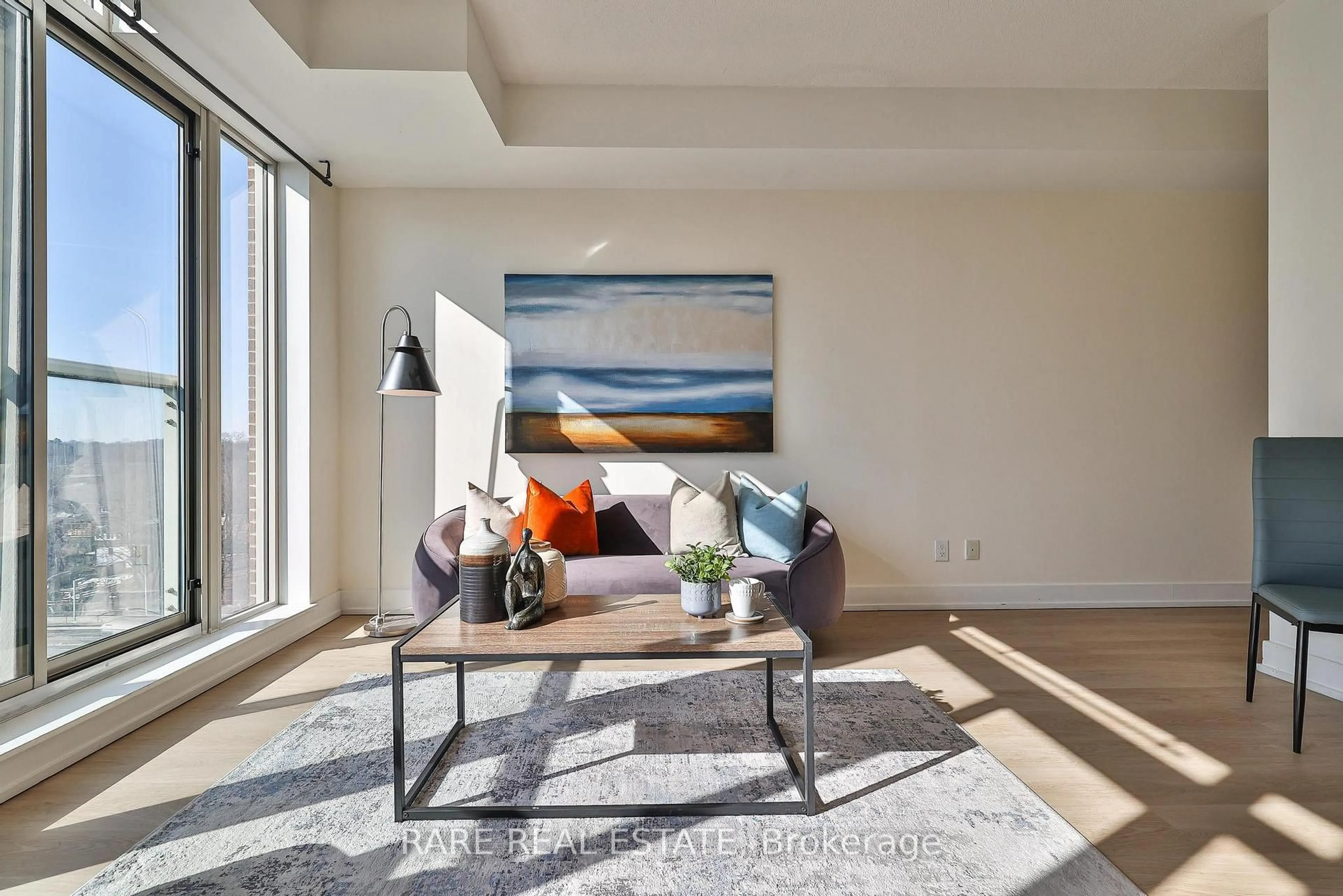 Living room with furniture, unknown for 1638 Bloor St #607, Toronto Ontario M6P 1A7