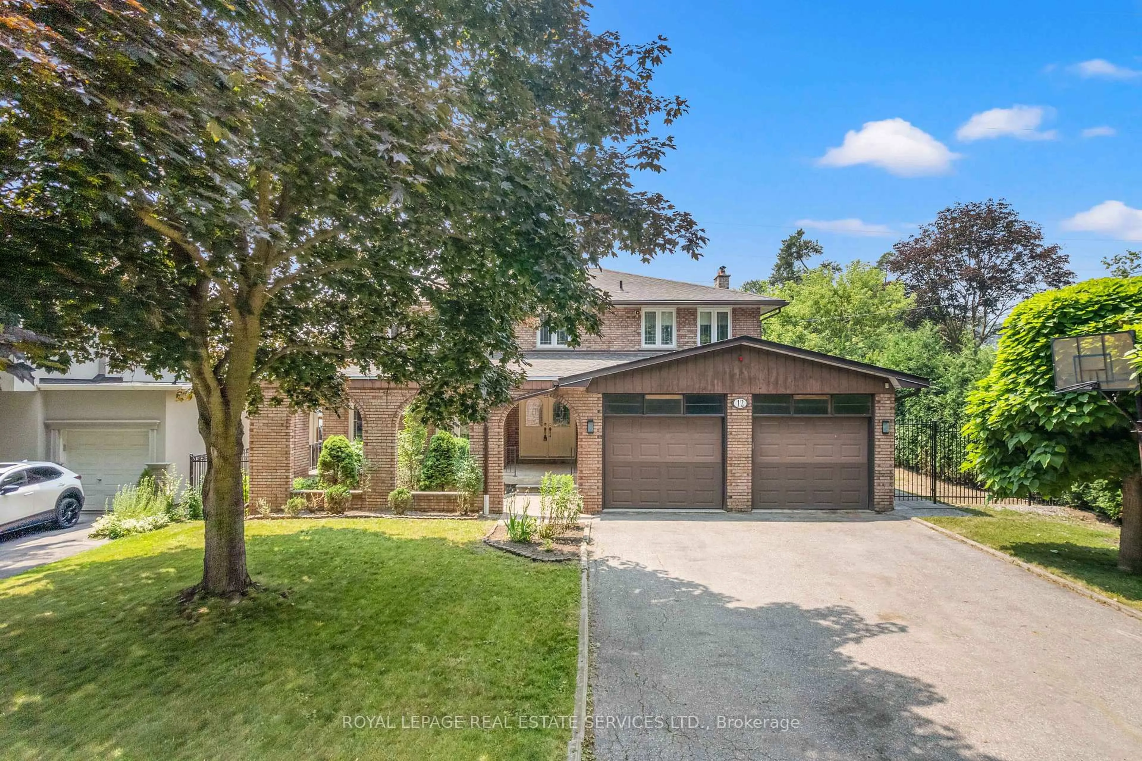 Home with brick exterior material, street for 12 Haliburton Ave, Toronto Ontario M9B 4Y2