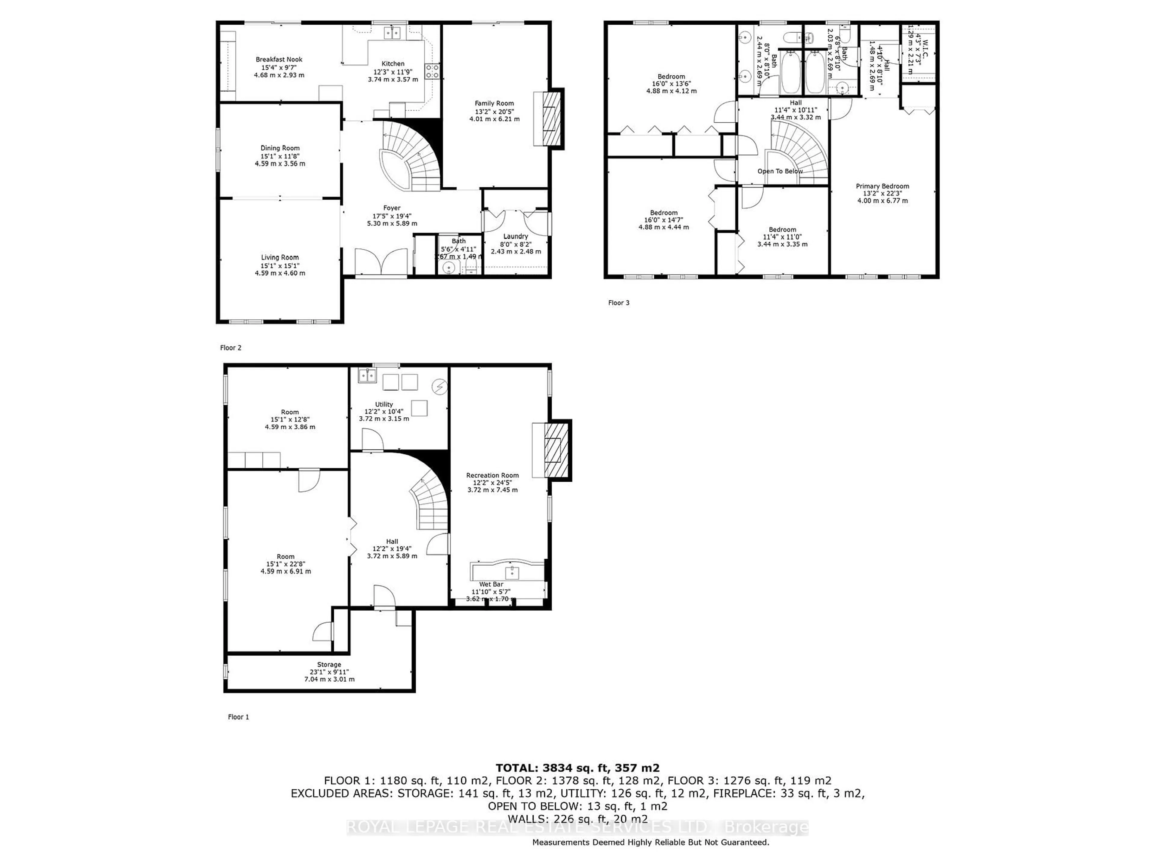 Floor plan for 12 Haliburton Ave, Toronto Ontario M9B 4Y2