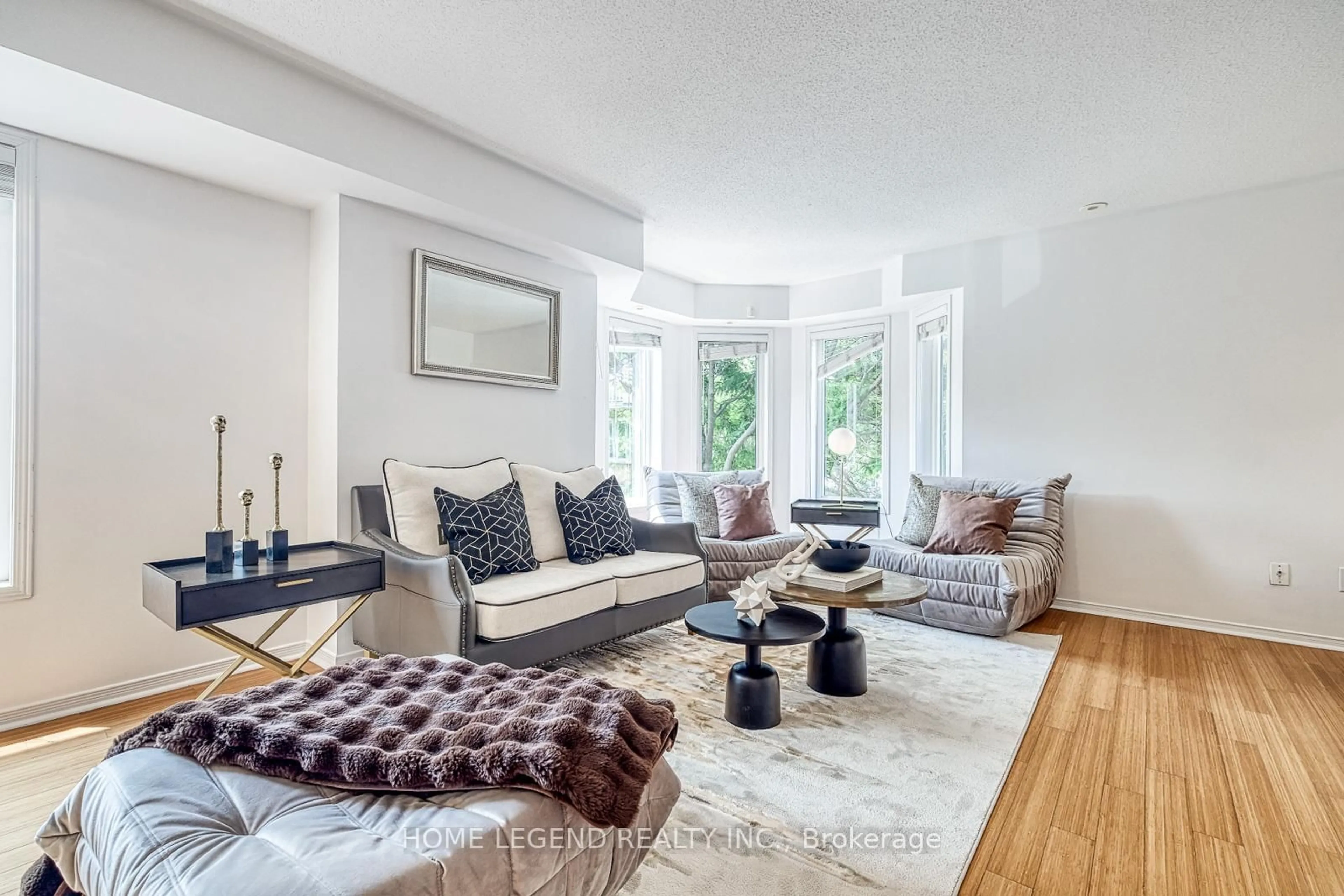 Living room with furniture, unknown for 35 Foundry Ave #38, Toronto Ontario M6H 4K7