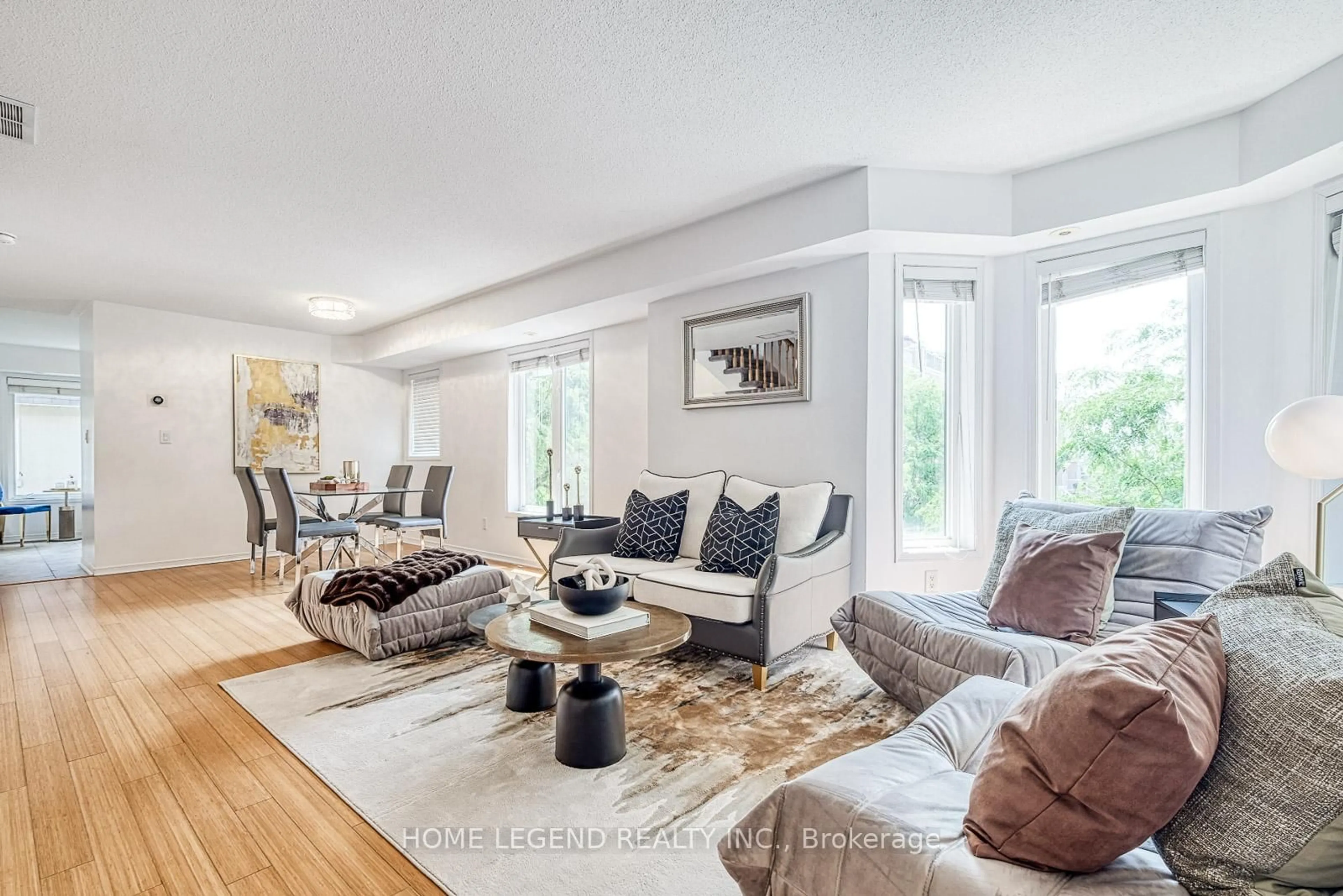 Living room with furniture, unknown for 35 Foundry Ave #38, Toronto Ontario M6H 4K7