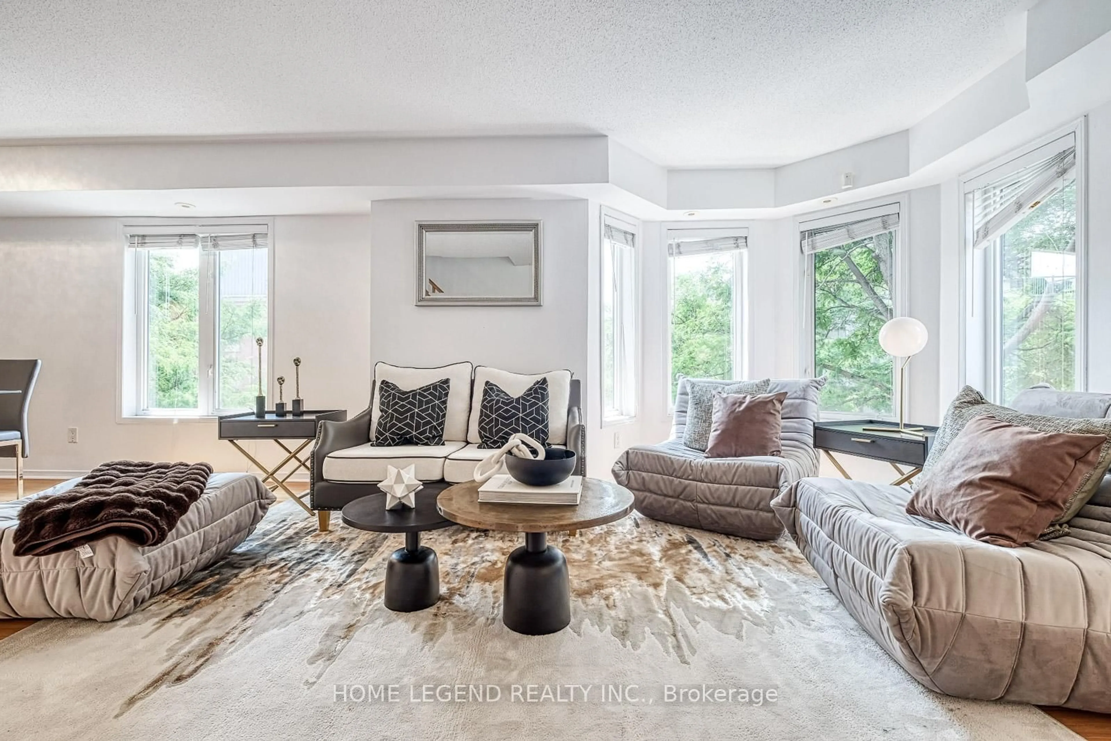 Living room with furniture, unknown for 35 Foundry Ave #38, Toronto Ontario M6H 4K7