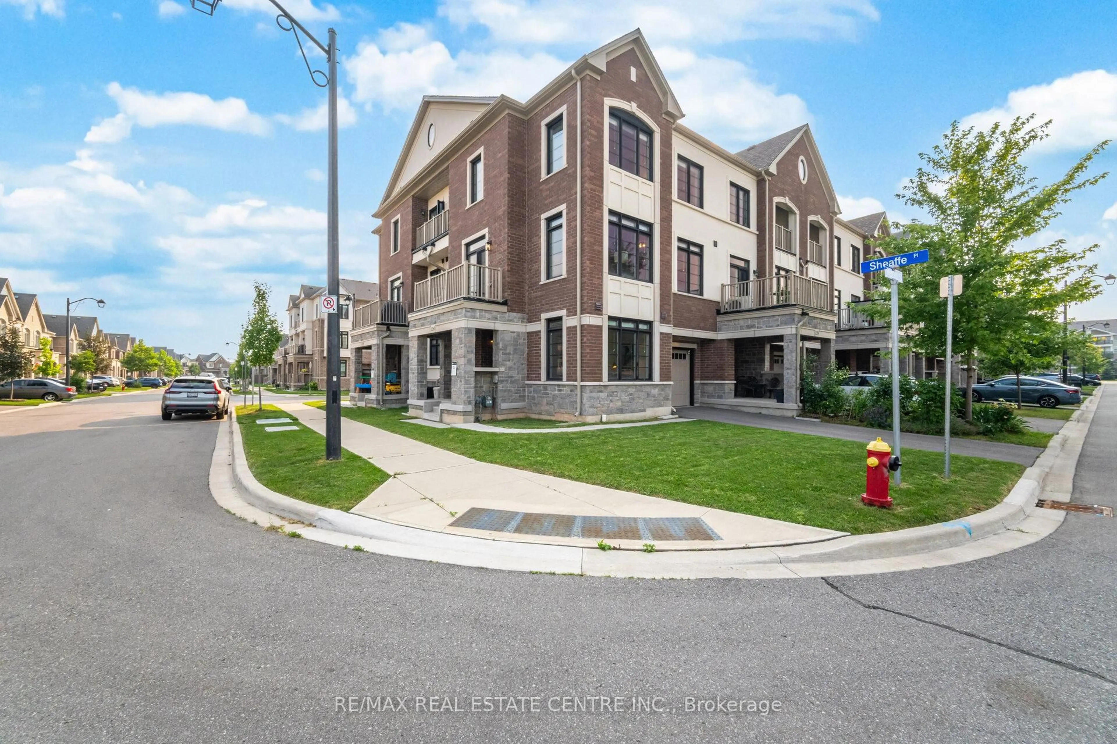 A pic from outside/outdoor area/front of a property/back of a property/a pic from drone, street for 1260 Restivo Lane, Milton Ontario L9E 1J9