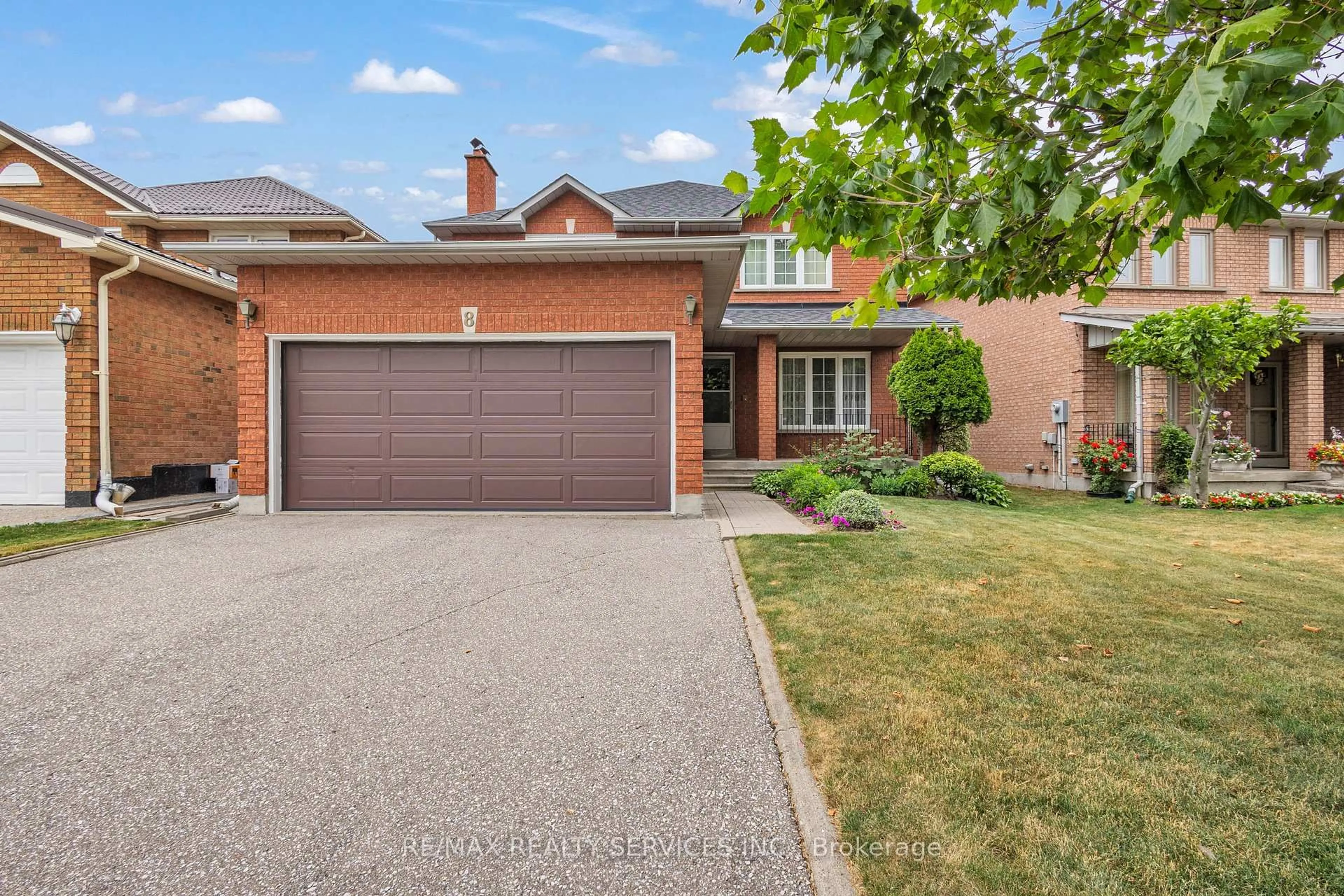 Home with brick exterior material, street for 8 Thoroughbred Cres, Toronto Ontario M9W 6X7