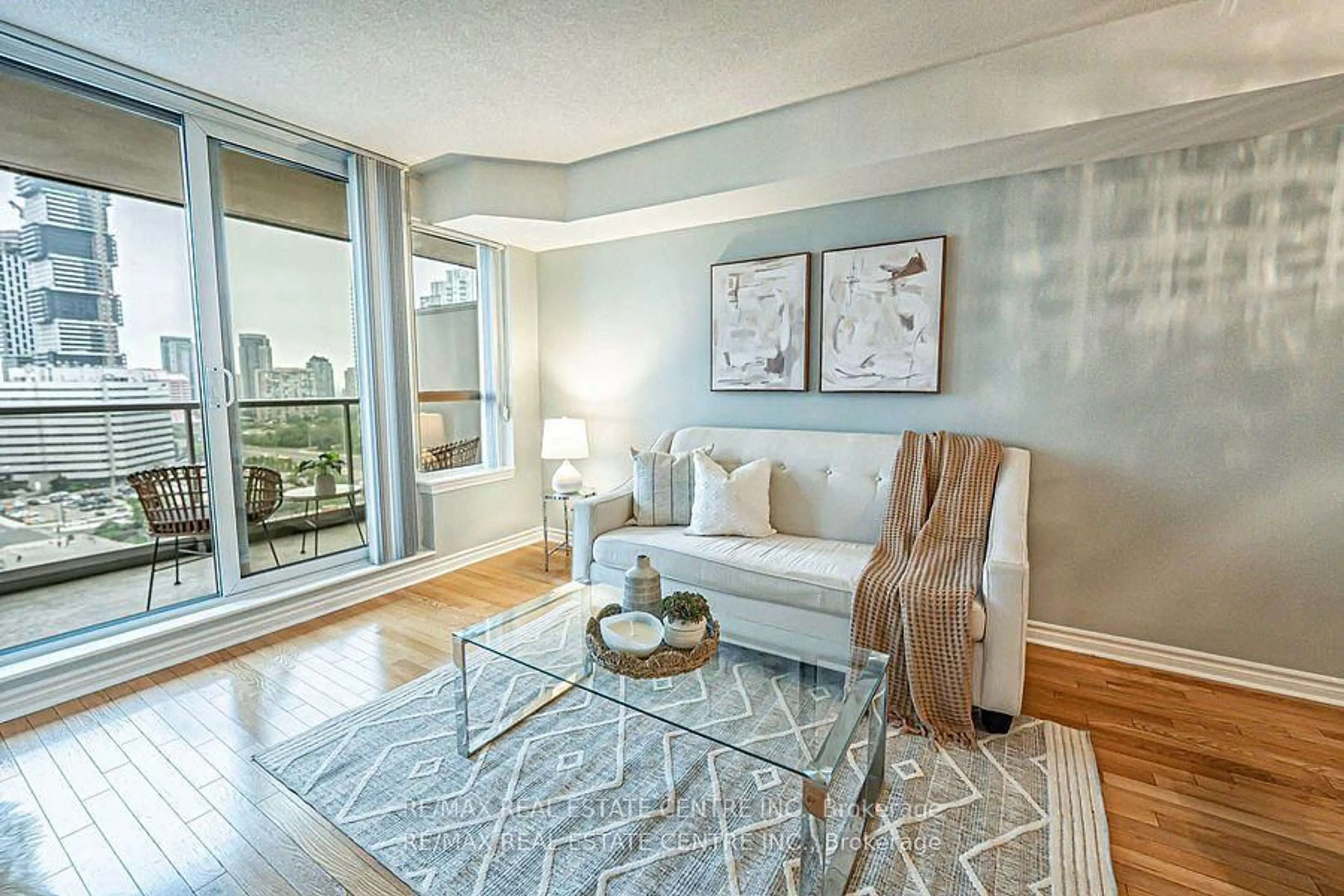 Living room with furniture, unknown for 4080 Living Arts Dr #1509, Mississauga Ontario L5B 4M8