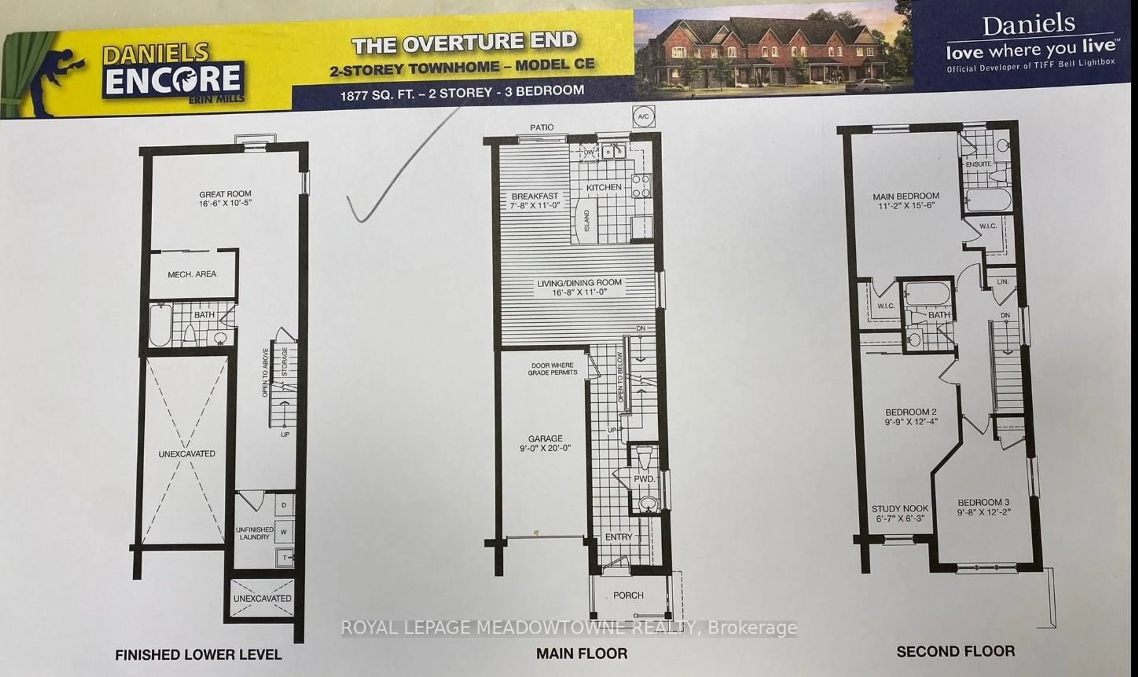 Floor plan for 5050 Harvard Rd #1, Mississauga Ontario L5M 0X1
