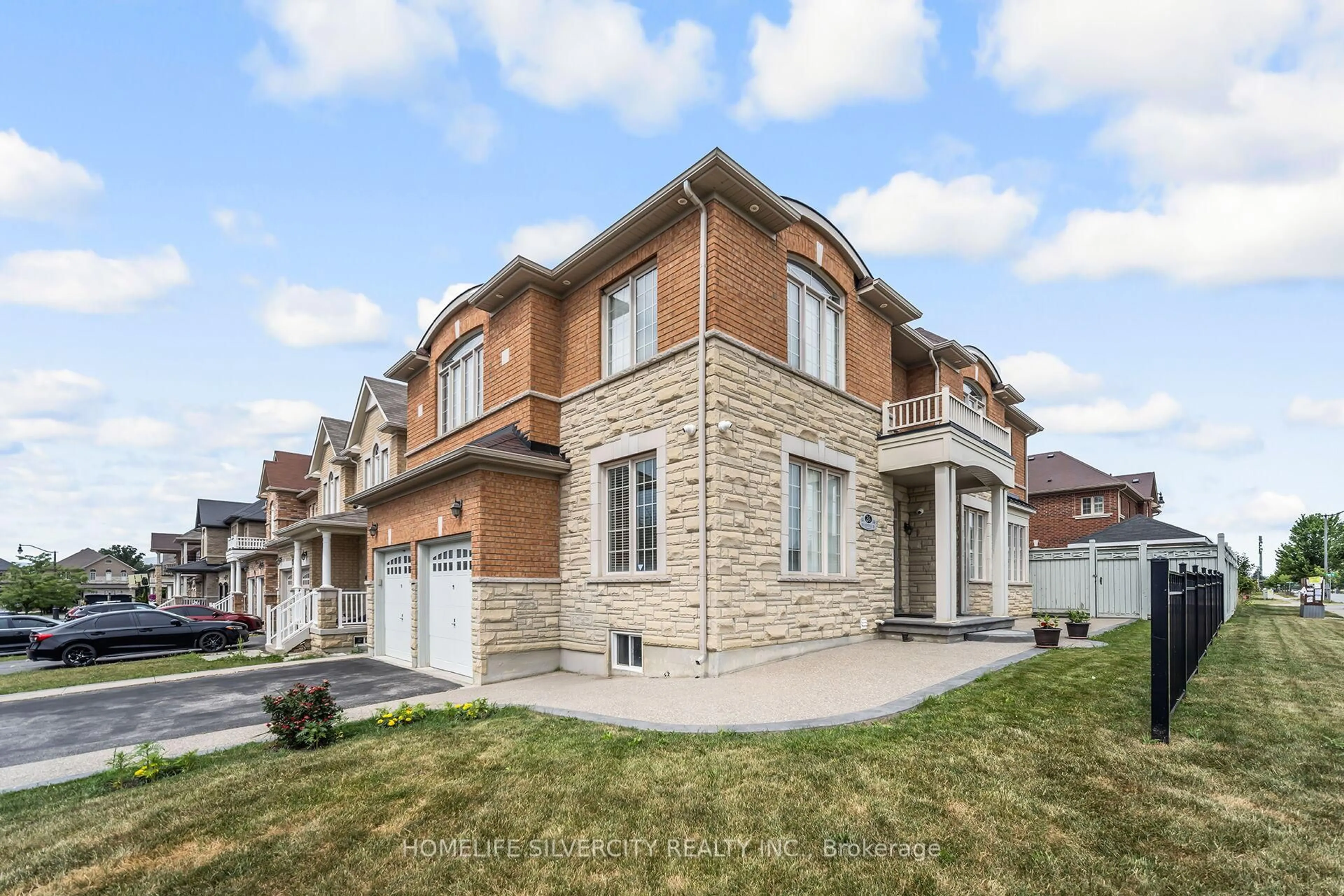 Home with brick exterior material, street for 26 Drummondville Dr, Brampton Ontario L6P 3M9