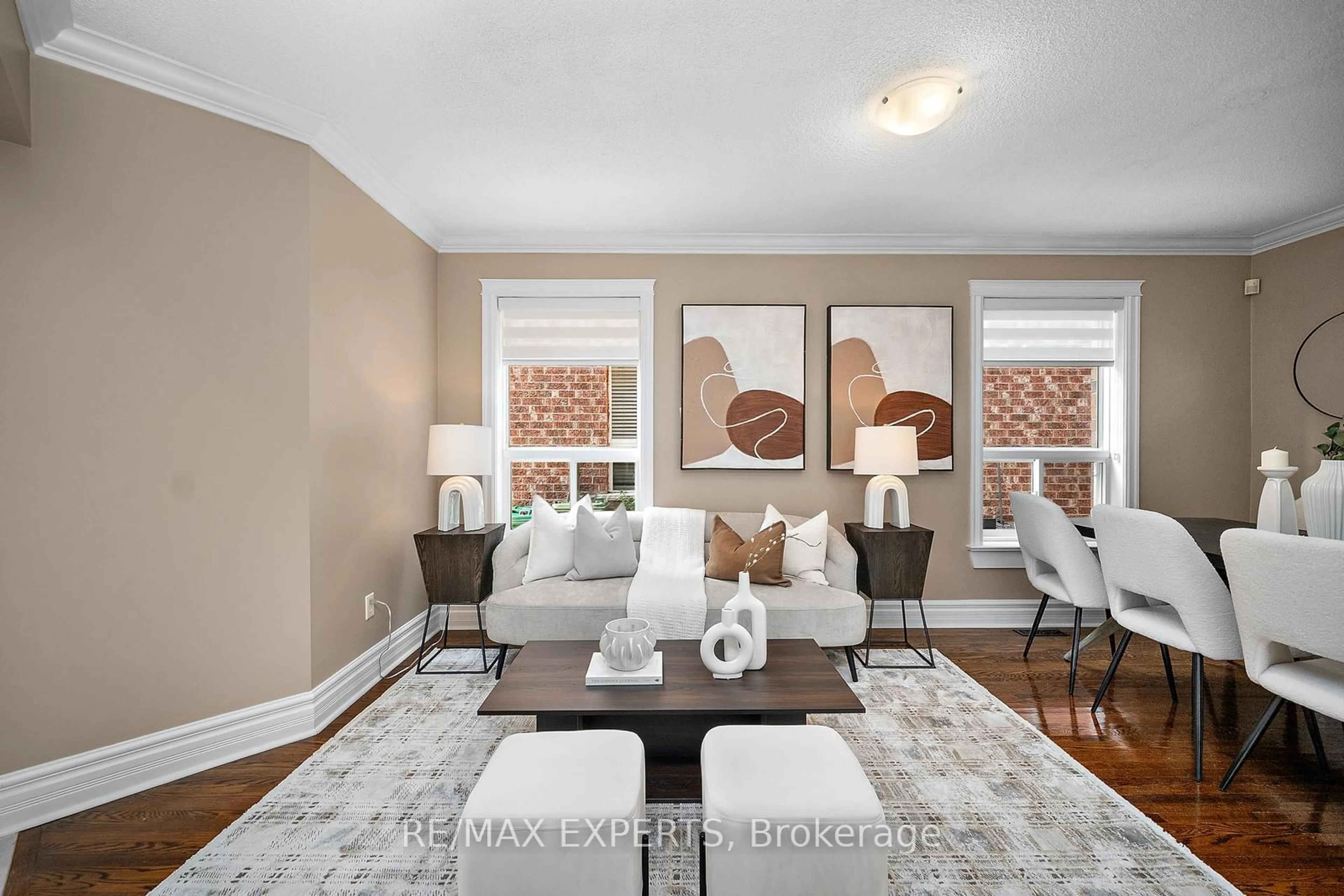 Living room with furniture, unknown for 19 Hubert Corless Dr, Caledon Ontario L7E 1T7