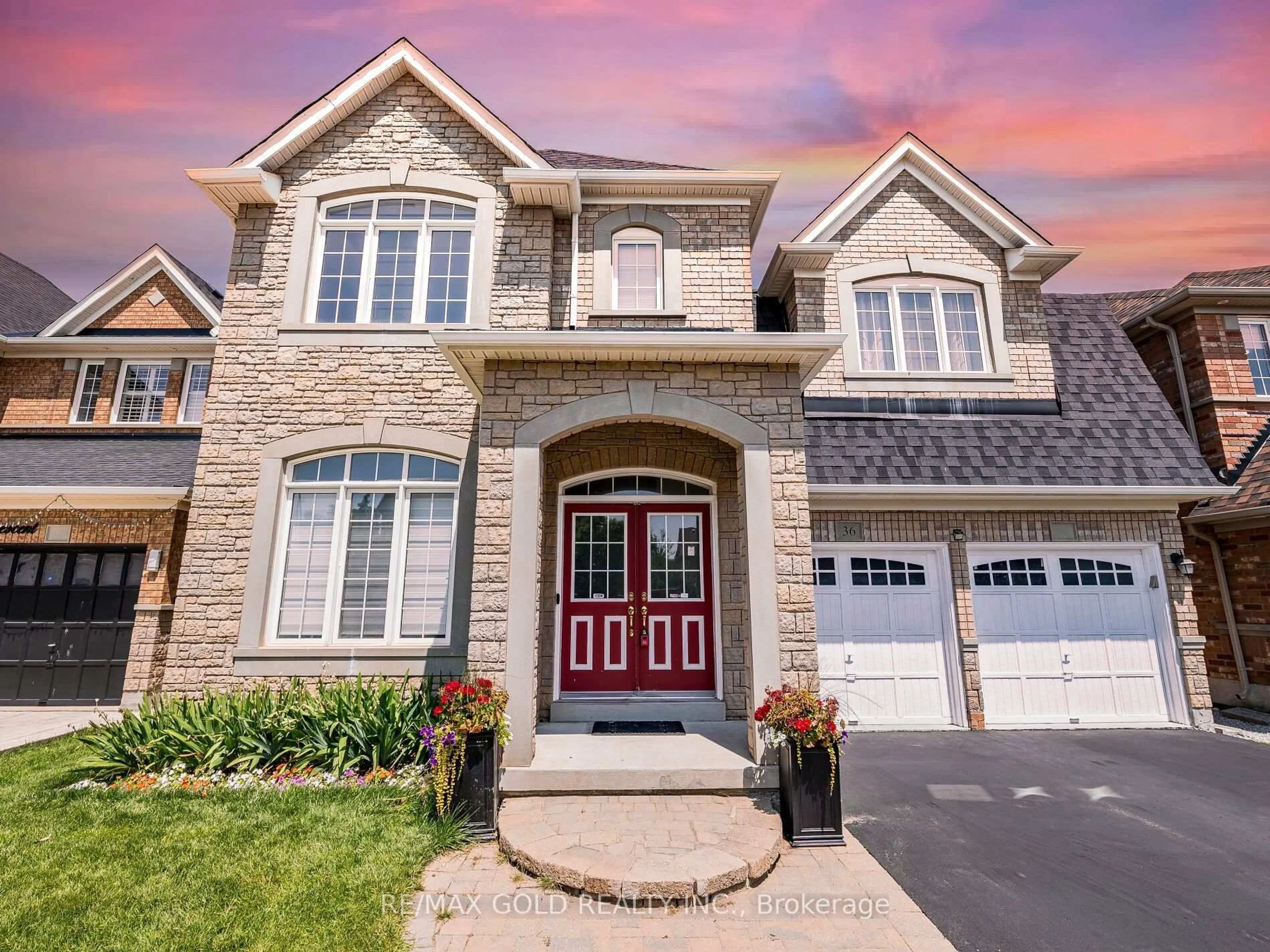 Home with brick exterior material, street for 36 Treegrove Cres, Brampton Ontario L7A 0K4