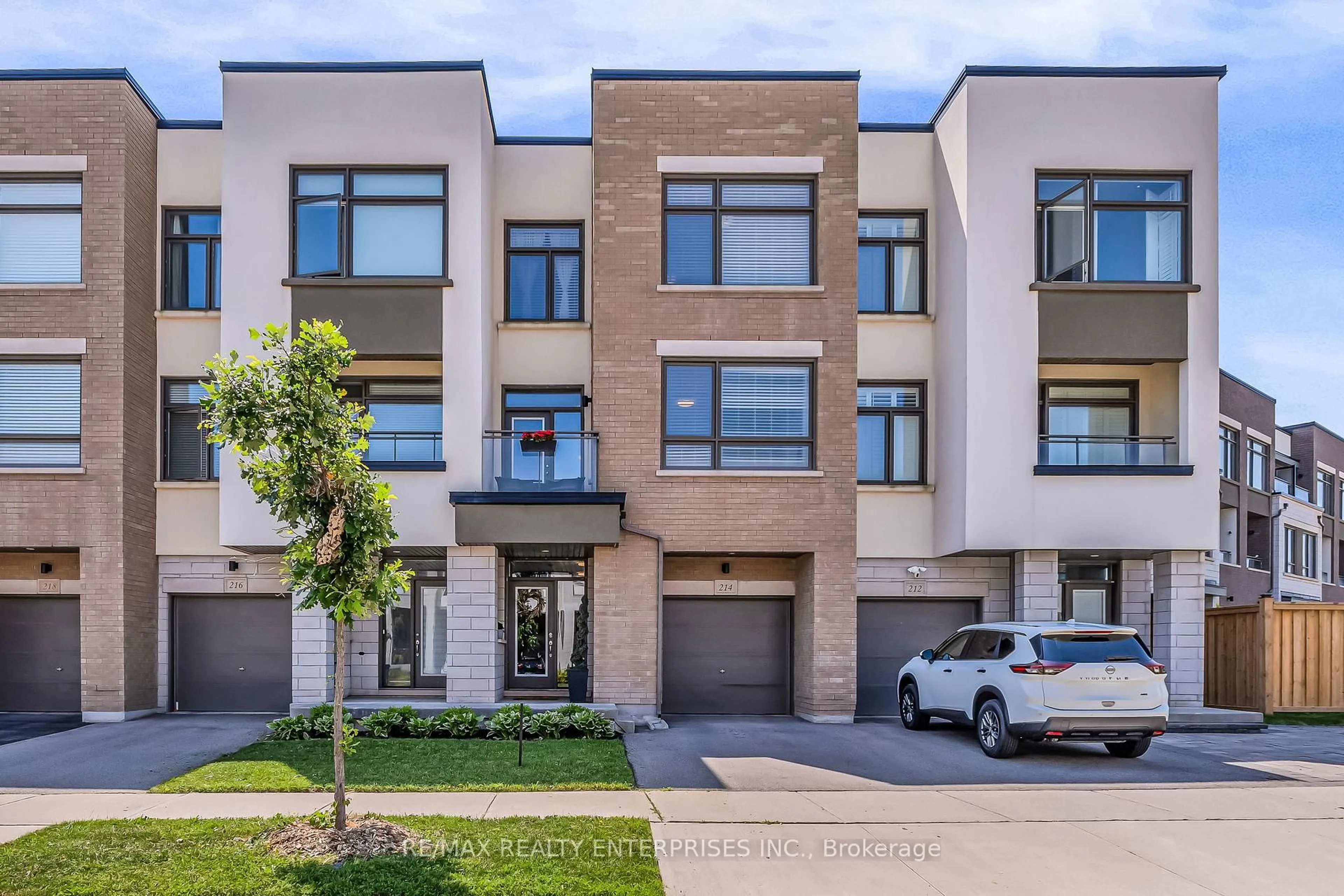 Home with brick exterior material, street for 214 Fowley Dr, Oakville Ontario L6H 0P4