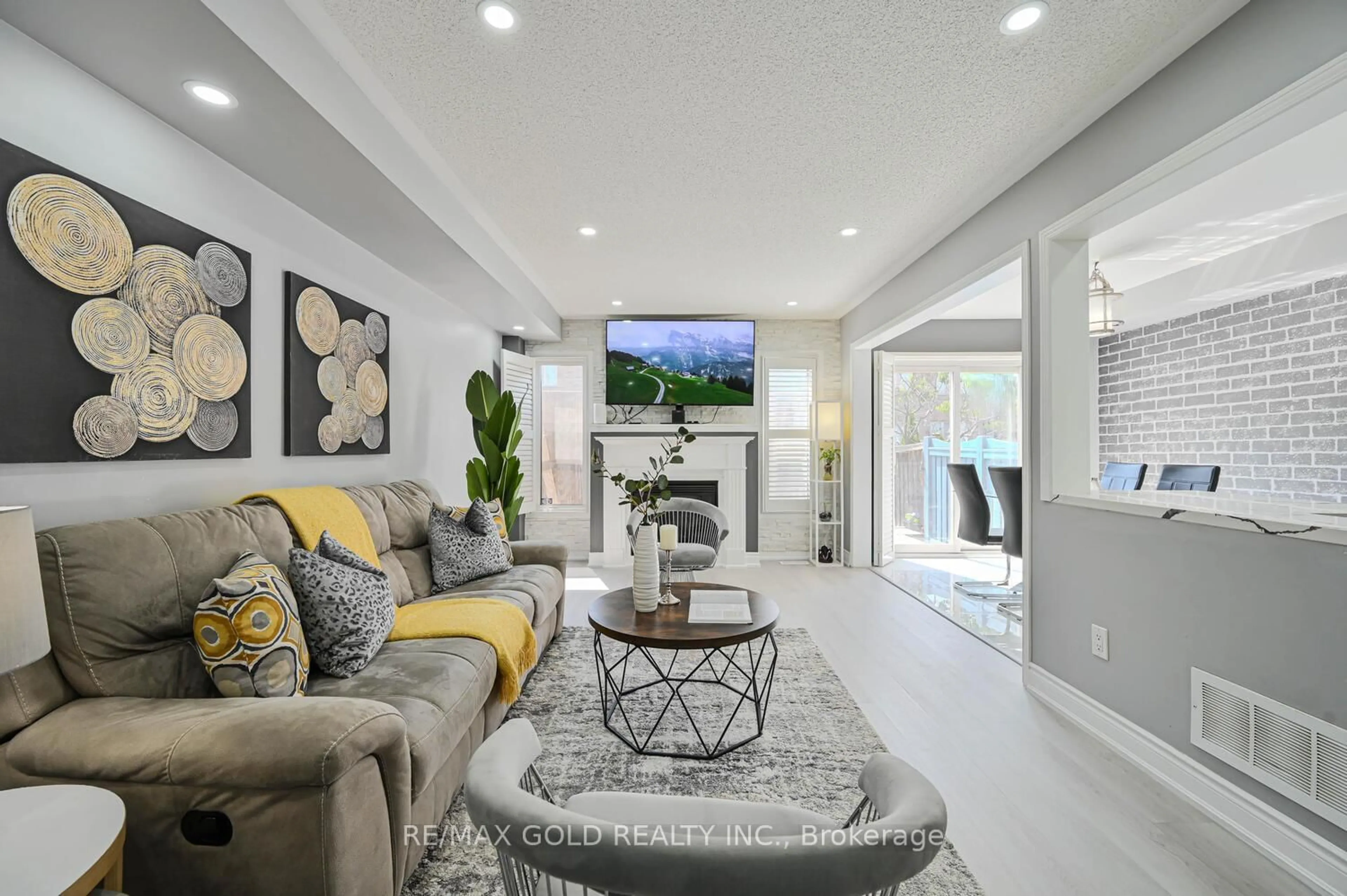 Living room with furniture, unknown for 4 Bamboo Grve, Brampton Ontario L6R 0L9