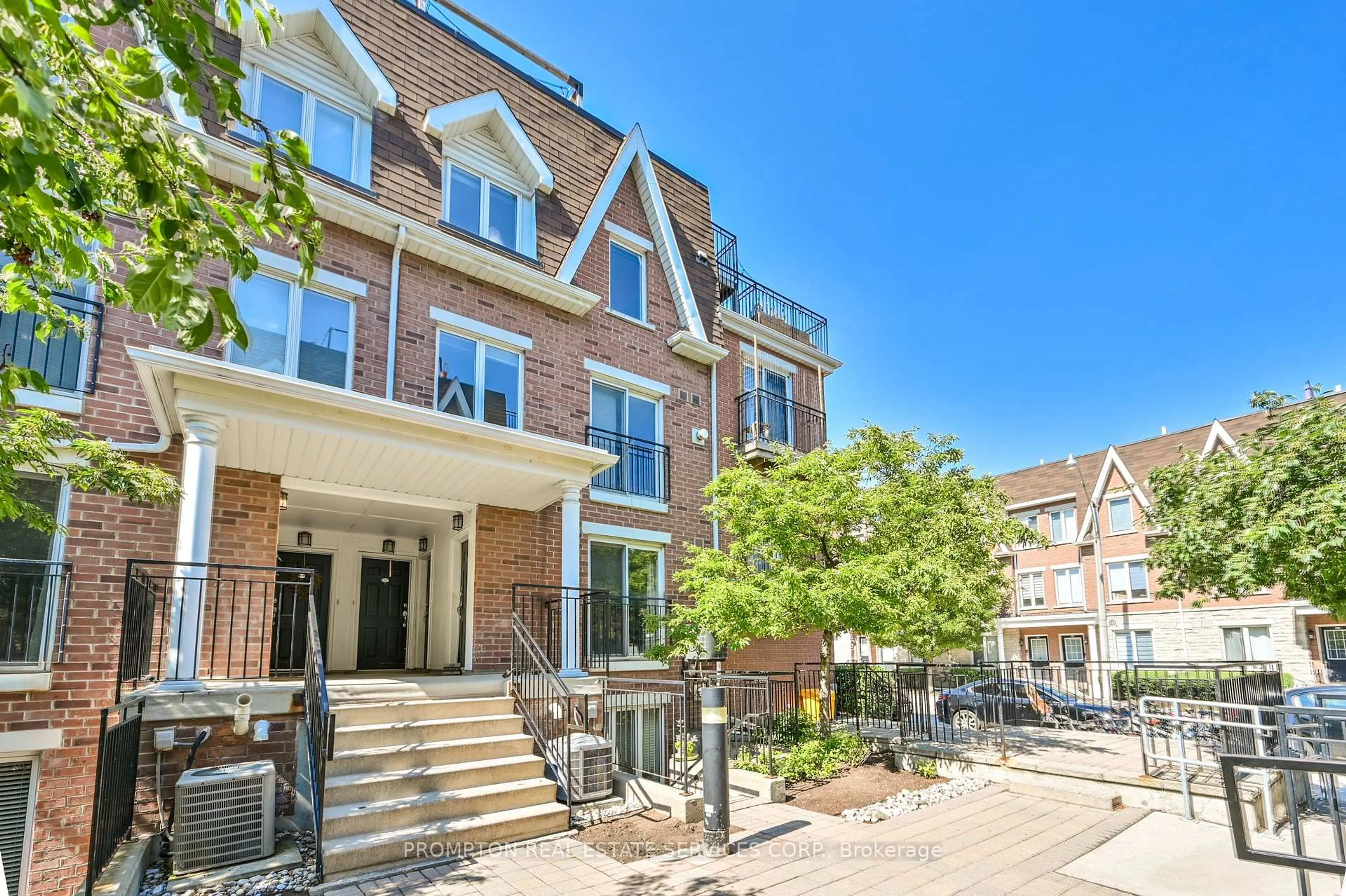 Home with brick exterior material, street for 18 Laidlaw St #1030, Toronto Ontario M6K 1X2