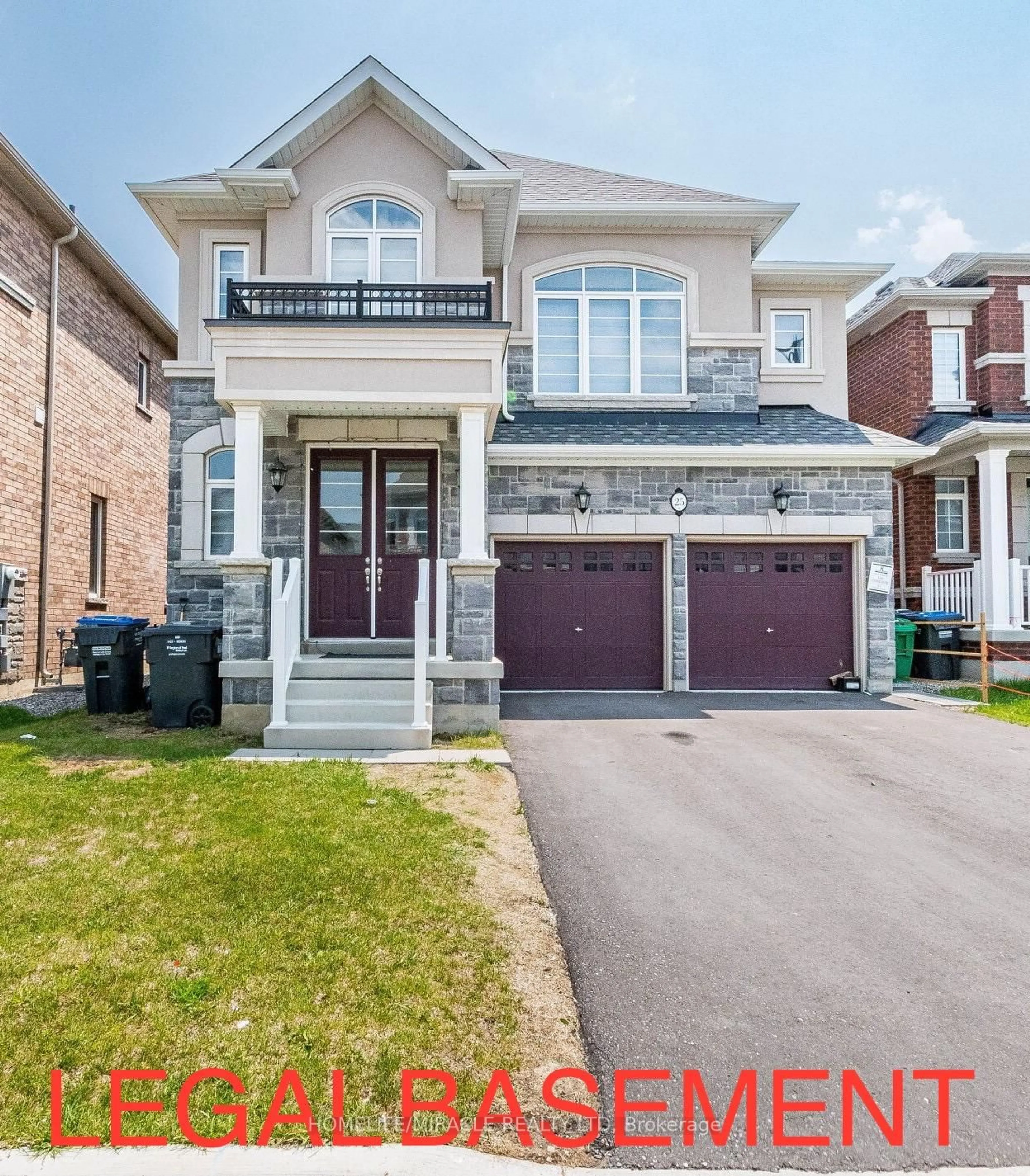 Home with brick exterior material, street for 25 Kambalda Rd, Brampton Ontario L7A 5J3