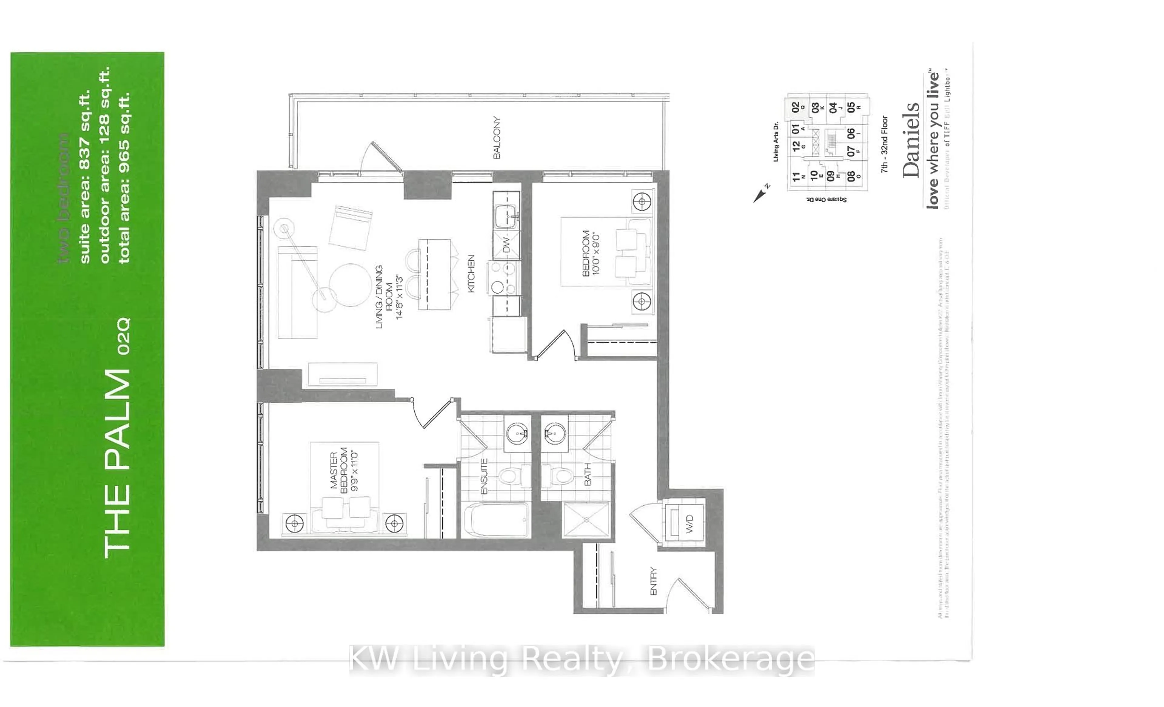 Floor plan for 360 Square One Dr #1902, Mississauga Ontario L5B 0G7