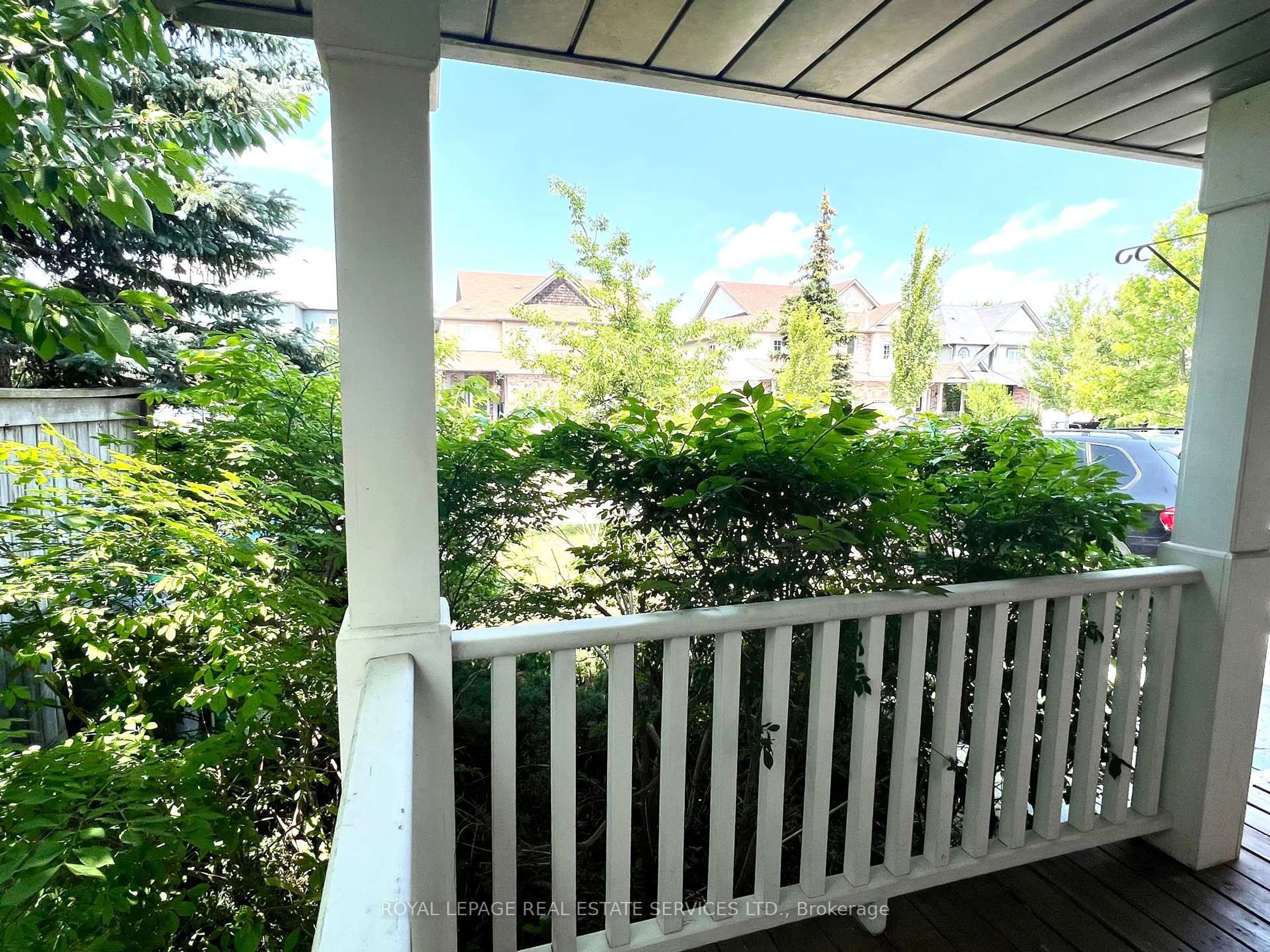 Balcony in the apartment, city buildings view from balcony for 5322 Bushelgrove Circ, Mississauga Ontario L5M 6C6