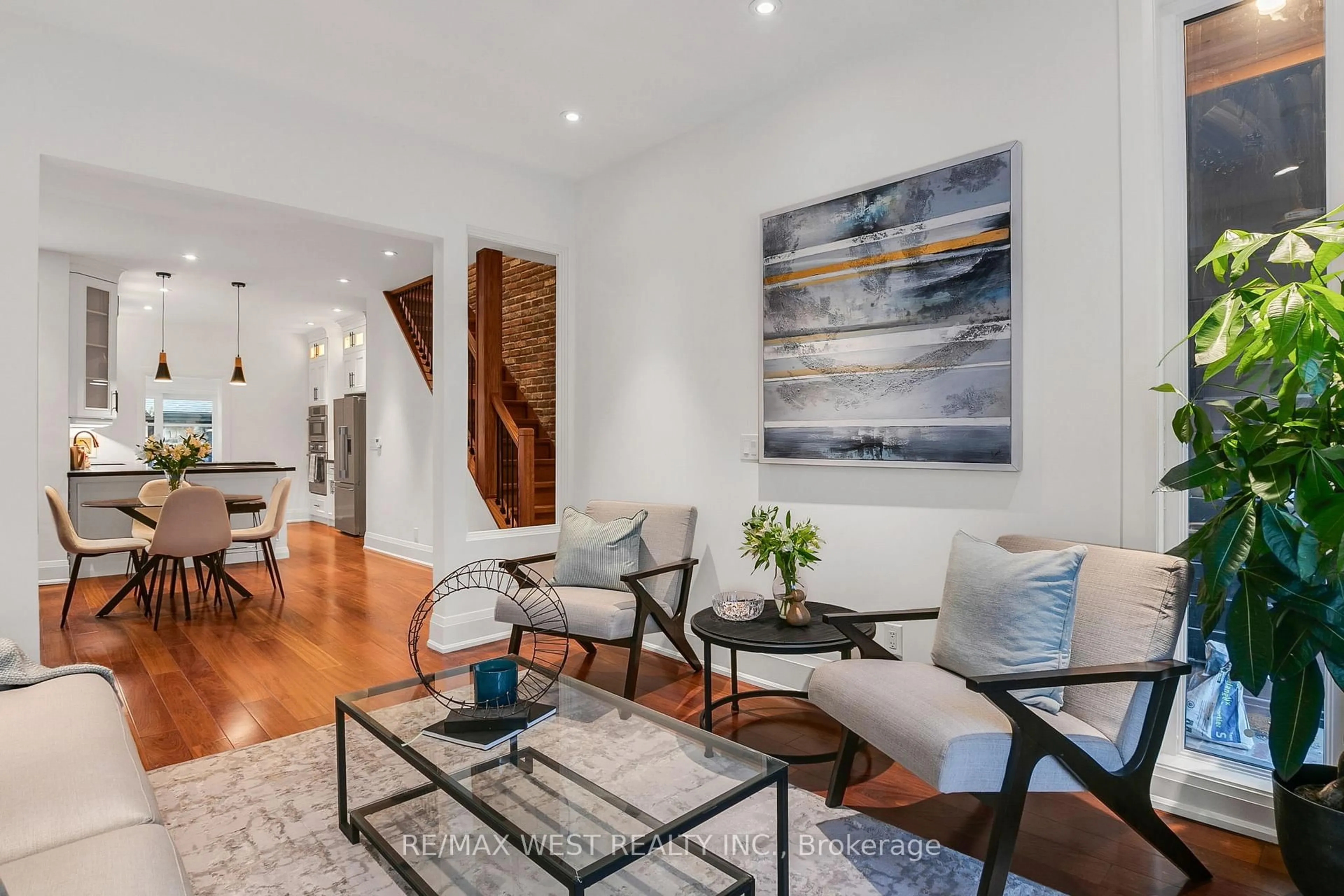 Living room with furniture, unknown for 414 Clendenan Ave, Toronto Ontario M6P 2X6