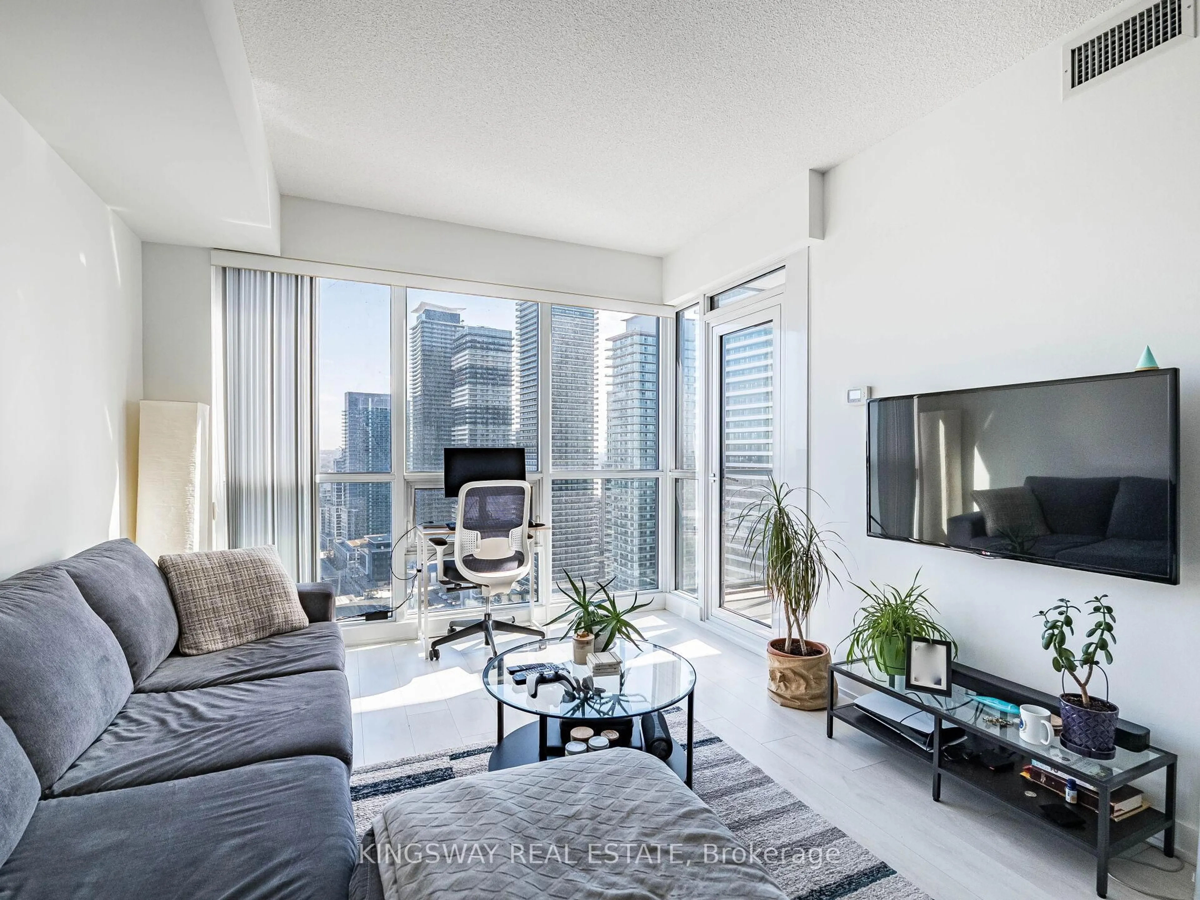 Living room with furniture, unknown for 2200 Lake Shore Blvd #3508, Toronto Ontario M8V 1A4