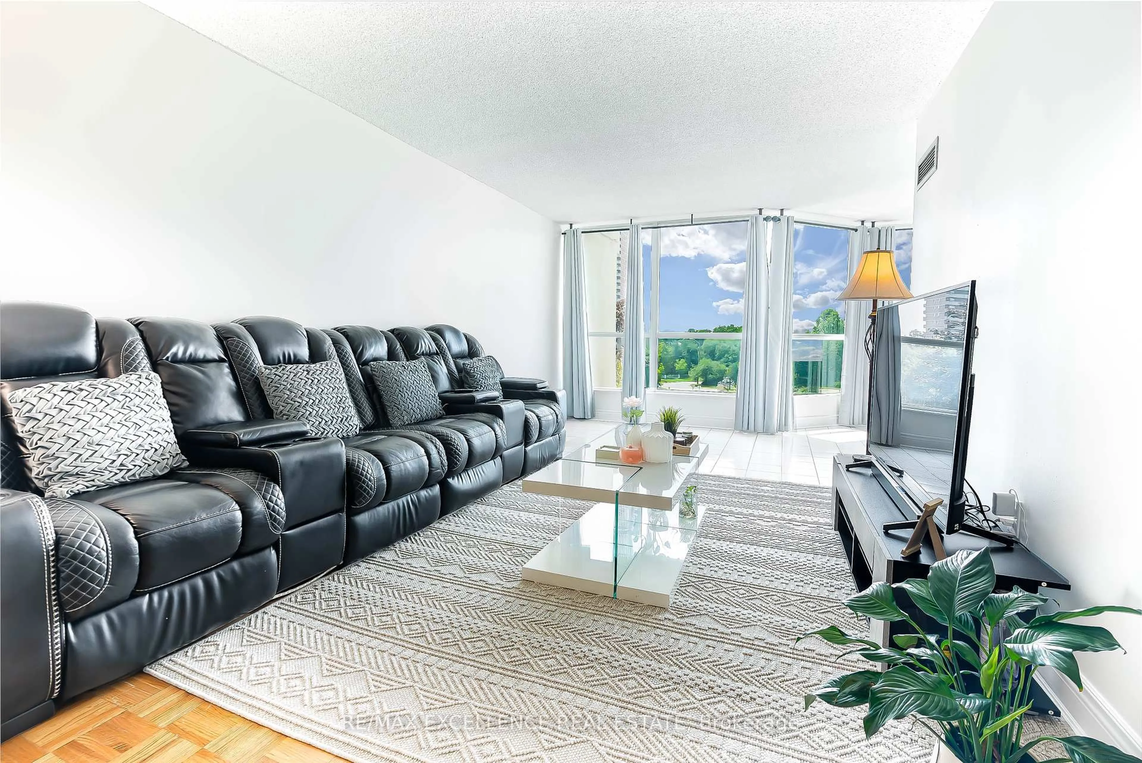 Living room with furniture, unknown for 3 Rowntree Rd ##410, Toronto Ontario M9V 5G8
