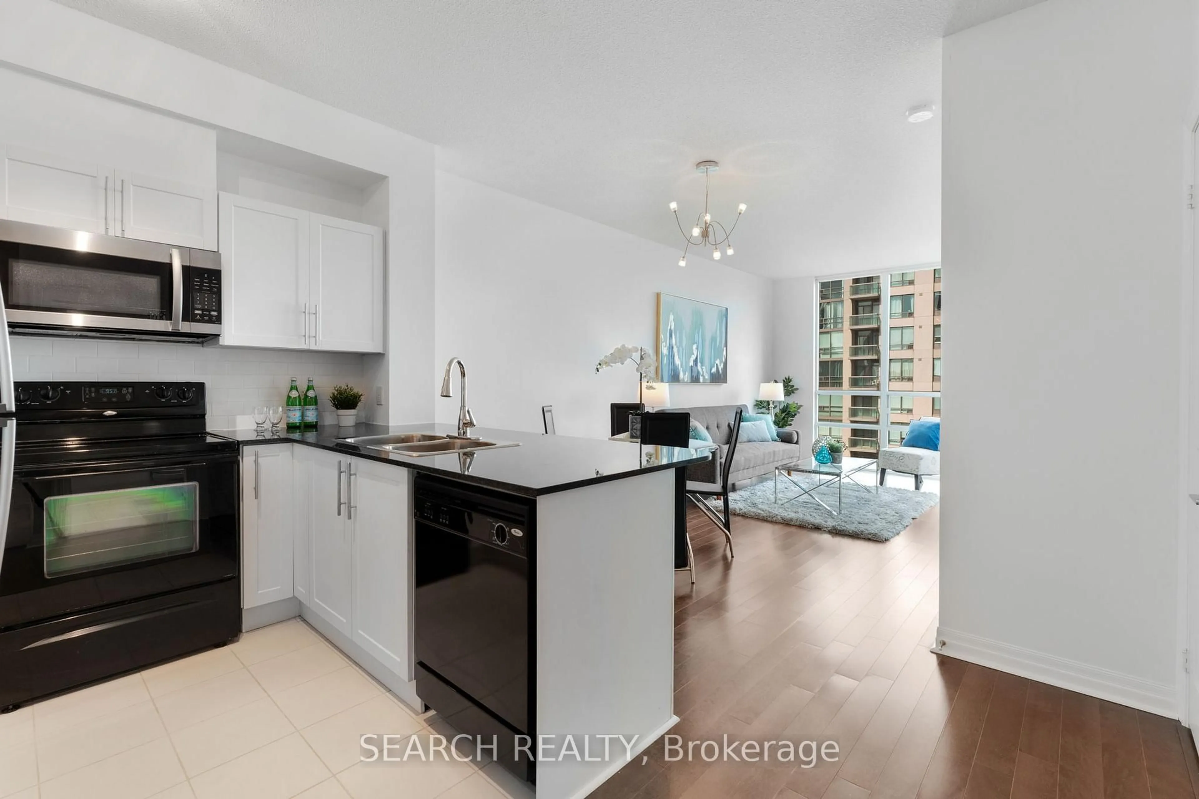 Open concept kitchen, unknown for 3515 Kariya Dr #703, Mississauga Ontario L5B 0C1