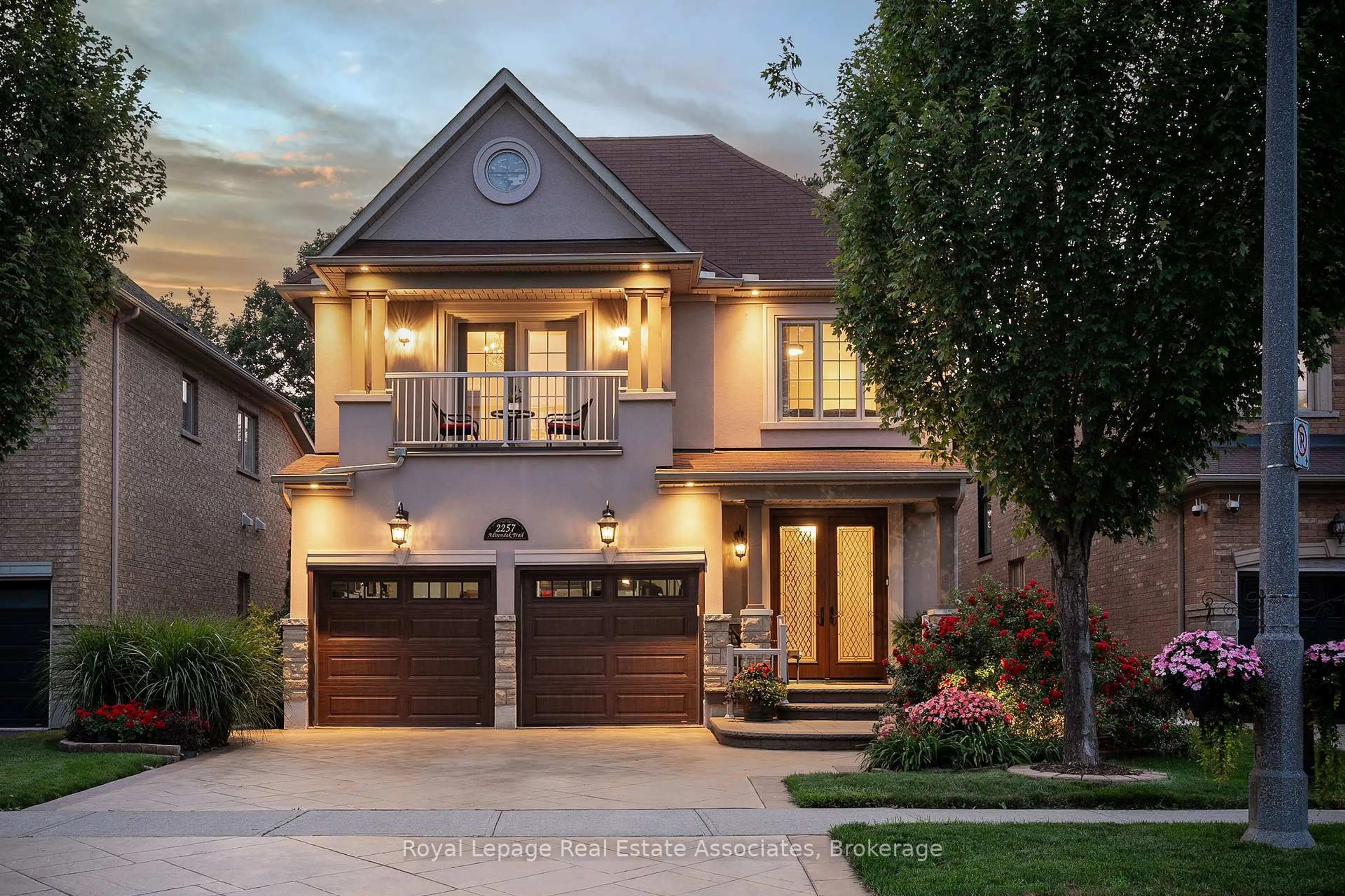 Home with brick exterior material, street for 2257 Adirondak Tr, Oakville Ontario L6M 4W4