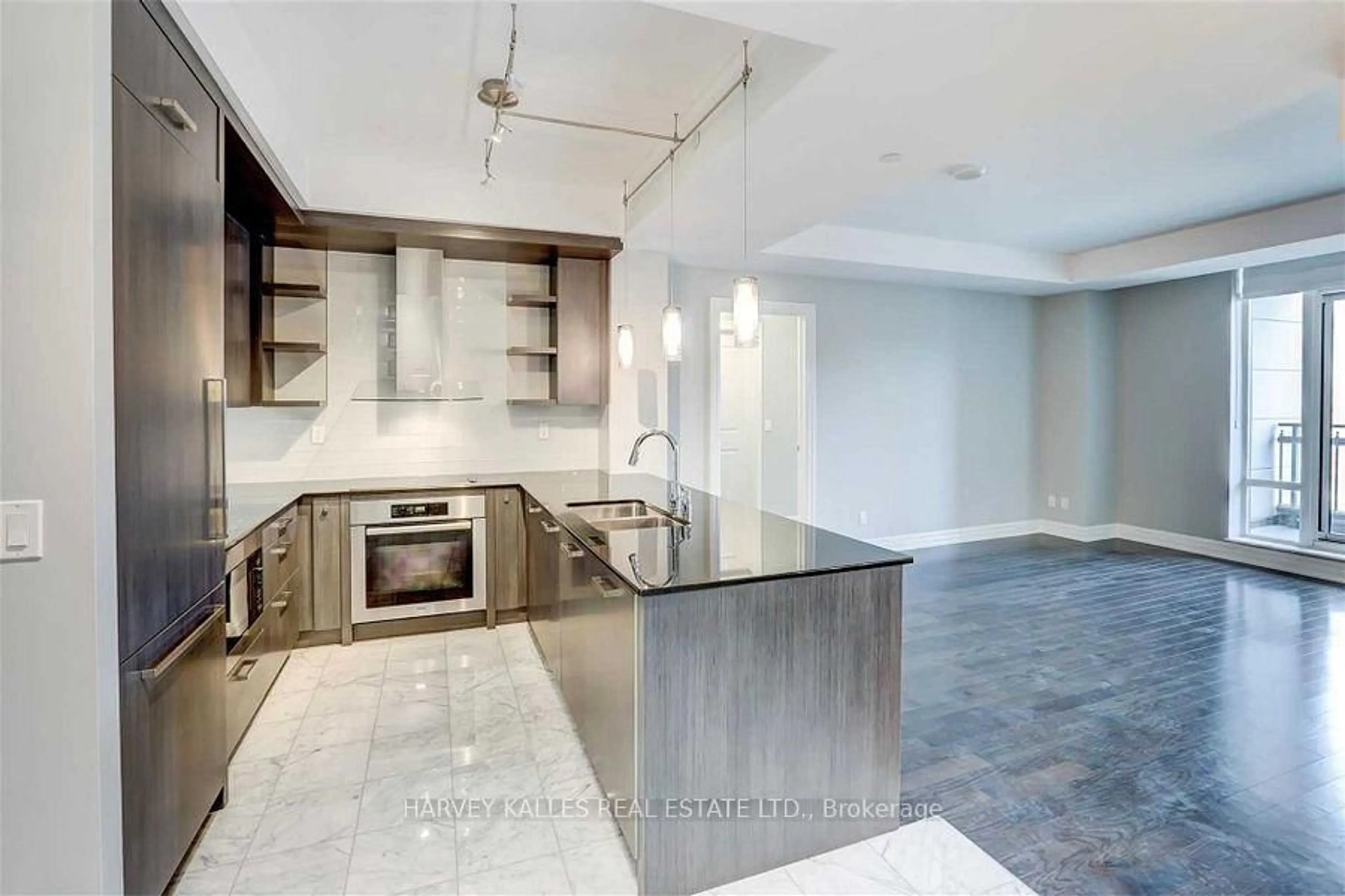Open concept kitchen, unknown for 30 Old Mill Rd #103, Toronto Ontario M8X 0A5