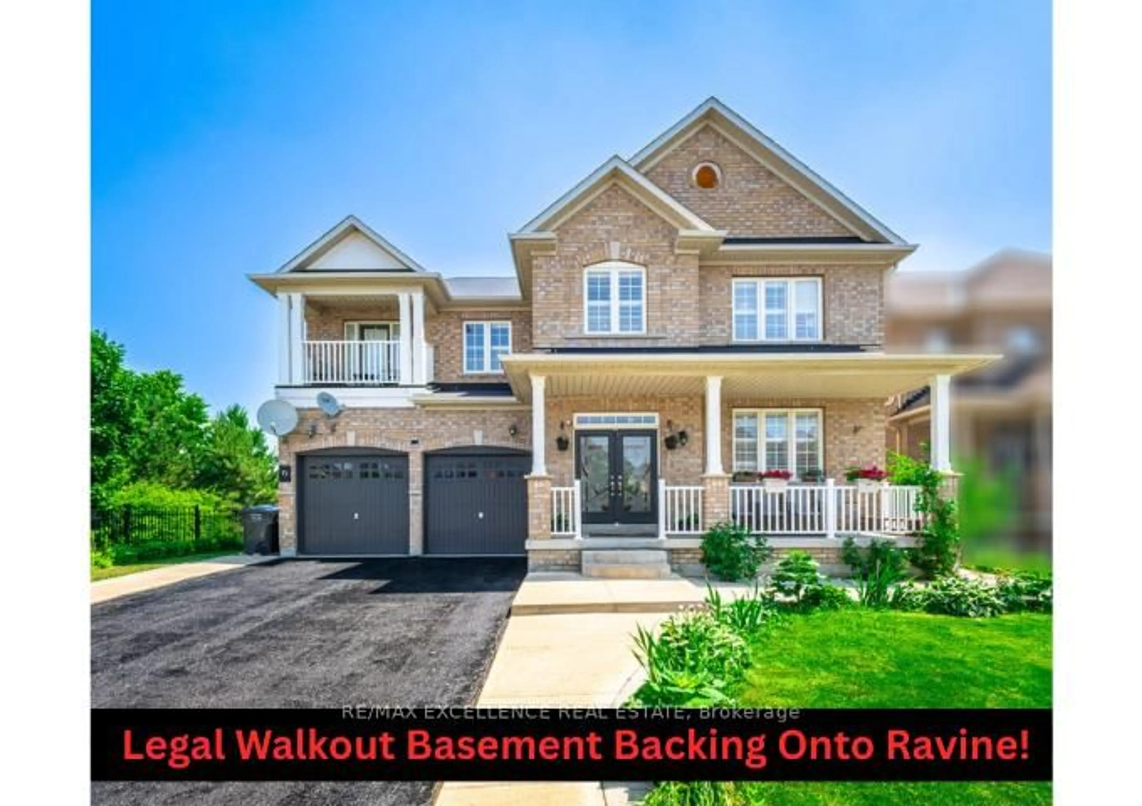 Home with brick exterior material, street for 73 Gardenbrooke Tr, Brampton Ontario L6P 3J3
