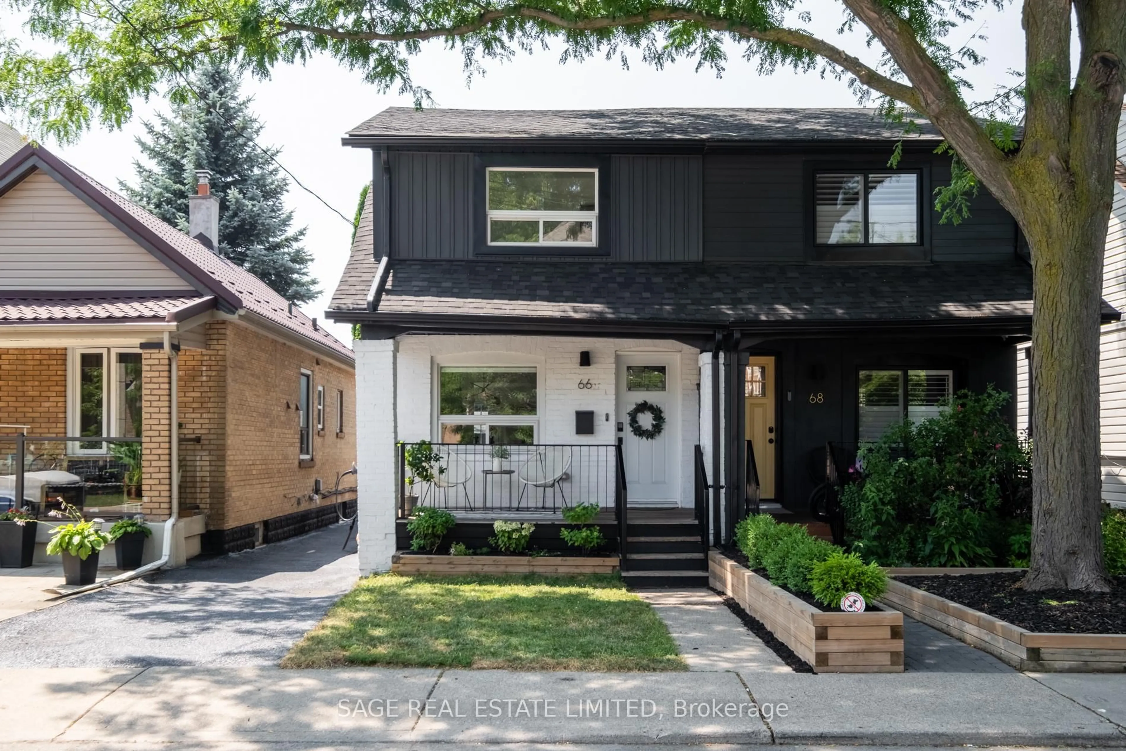 Home with brick exterior material, street for 66 Rosethorn Ave, Toronto Ontario M6N 3K8