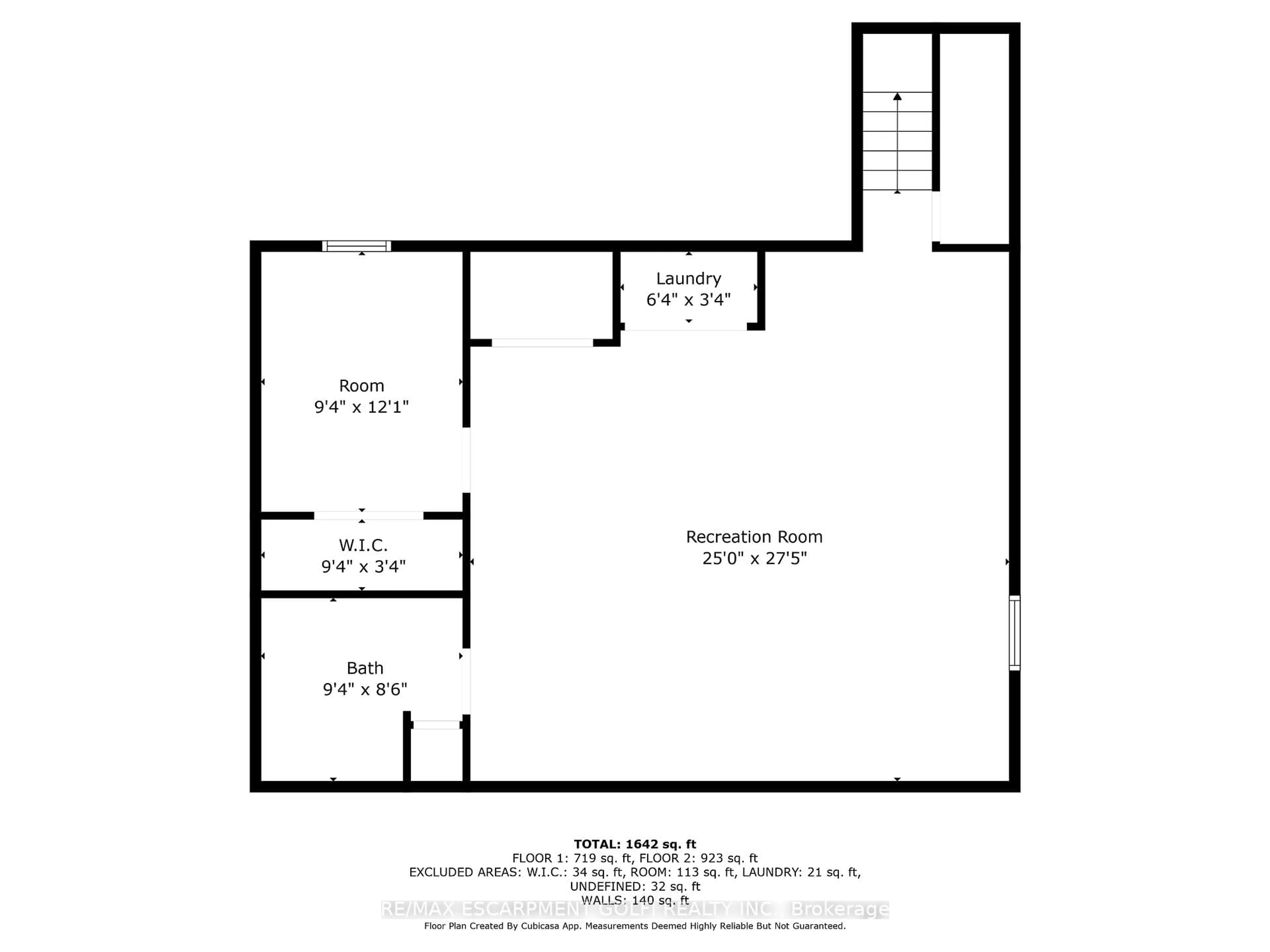 Floor plan for 1128 Homewood Dr, Burlington Ontario L7P 2M2
