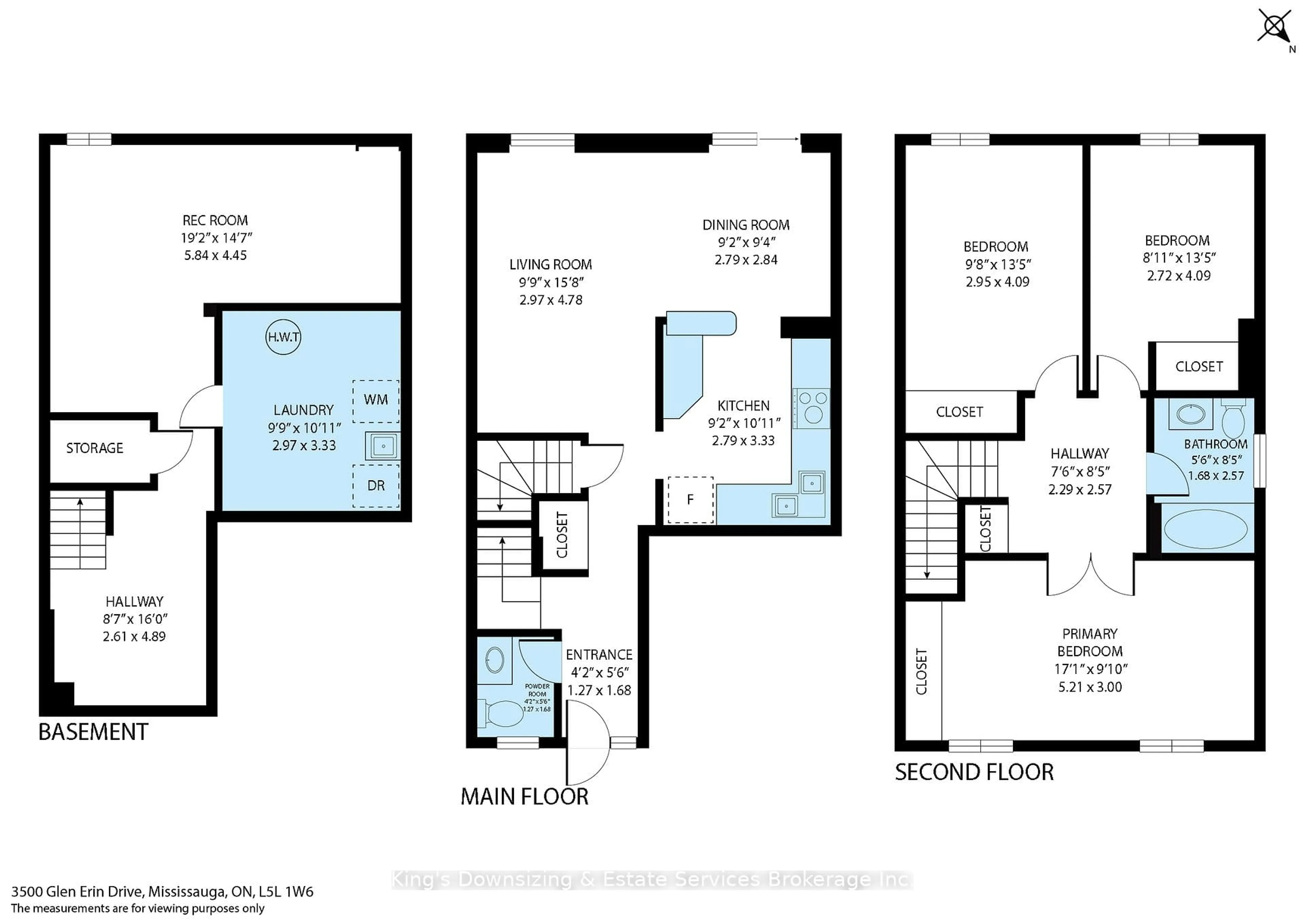 Floor plan for 3500 Glen Erin Dr #55, Mississauga Ontario L5L 1W6