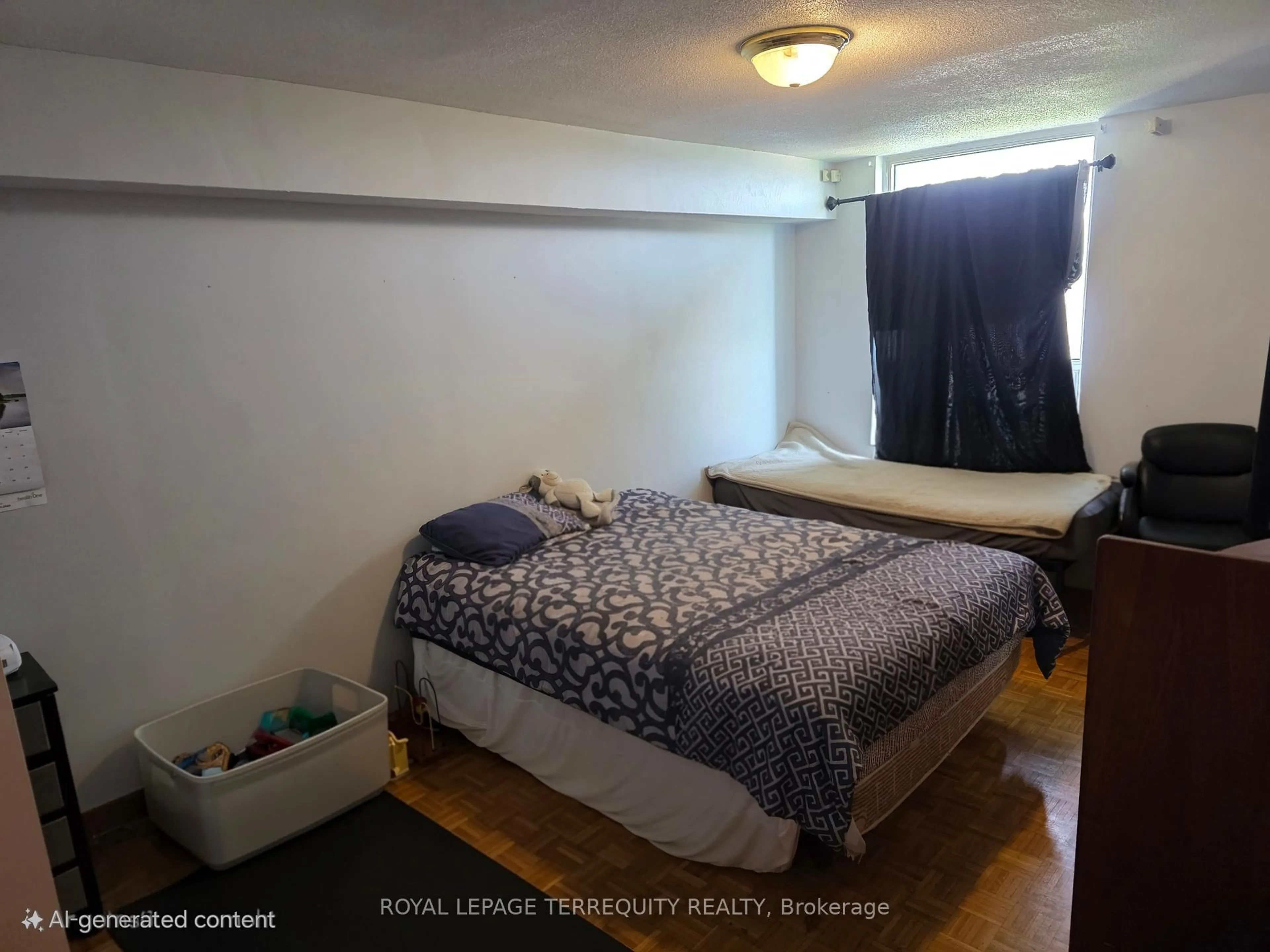 Bedroom with bed, unknown for 85 Emmett Ave #1810, Toronto Ontario M6M 5A2