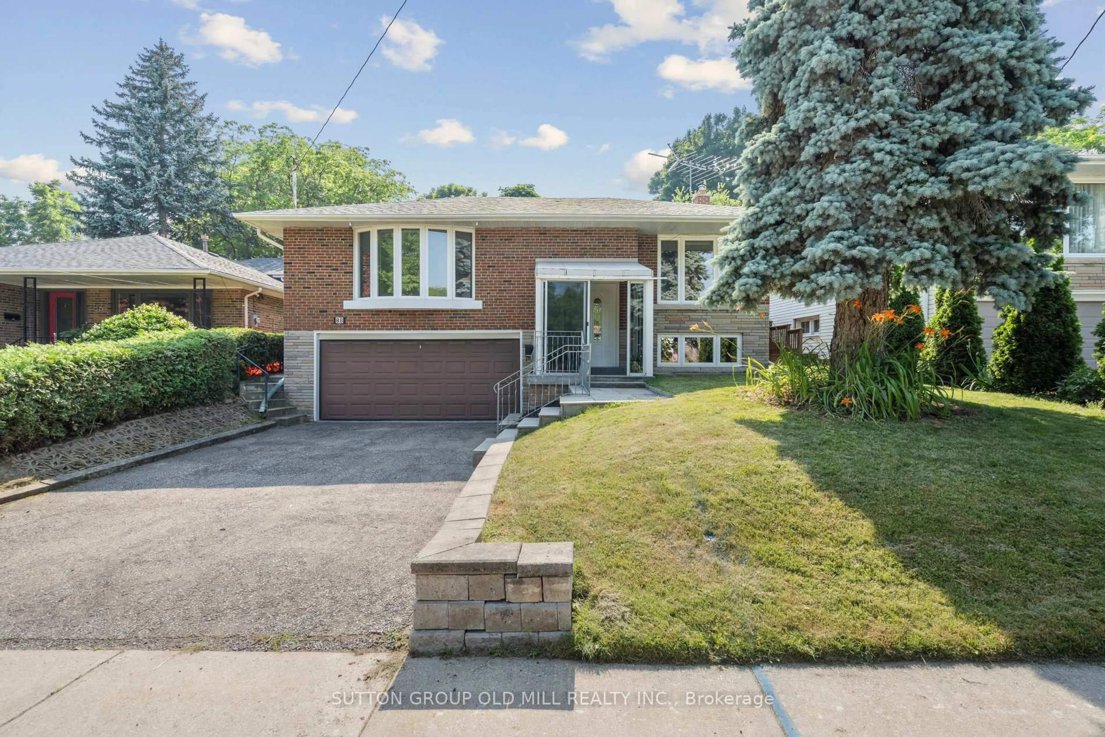 Home with brick exterior material, street for 88 Bonnyview Dr, Toronto Ontario M8Y 3G6