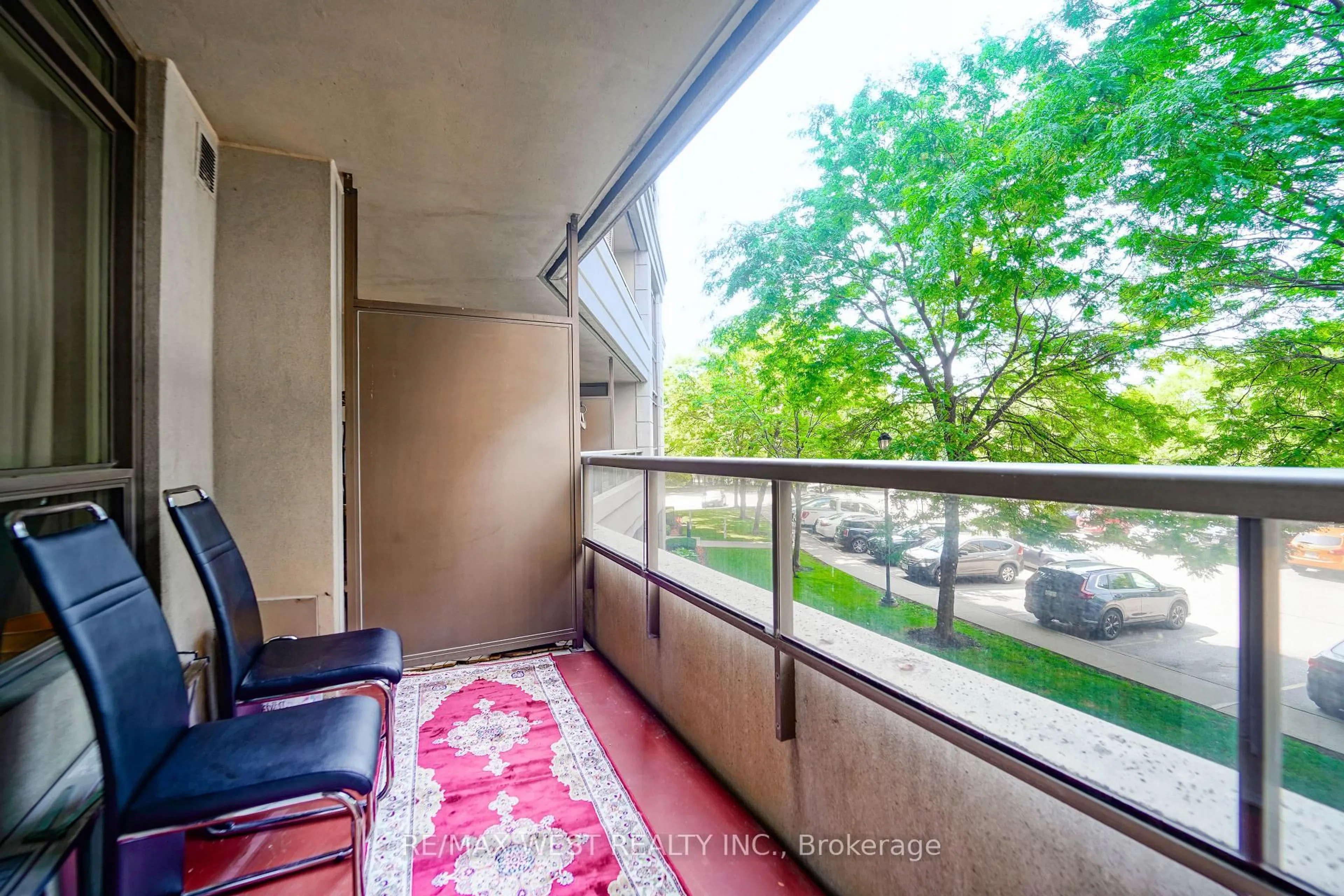 Balcony in the apartment, unknown for 700 Humberwood Blvd #223, Toronto Ontario M9W 7J4