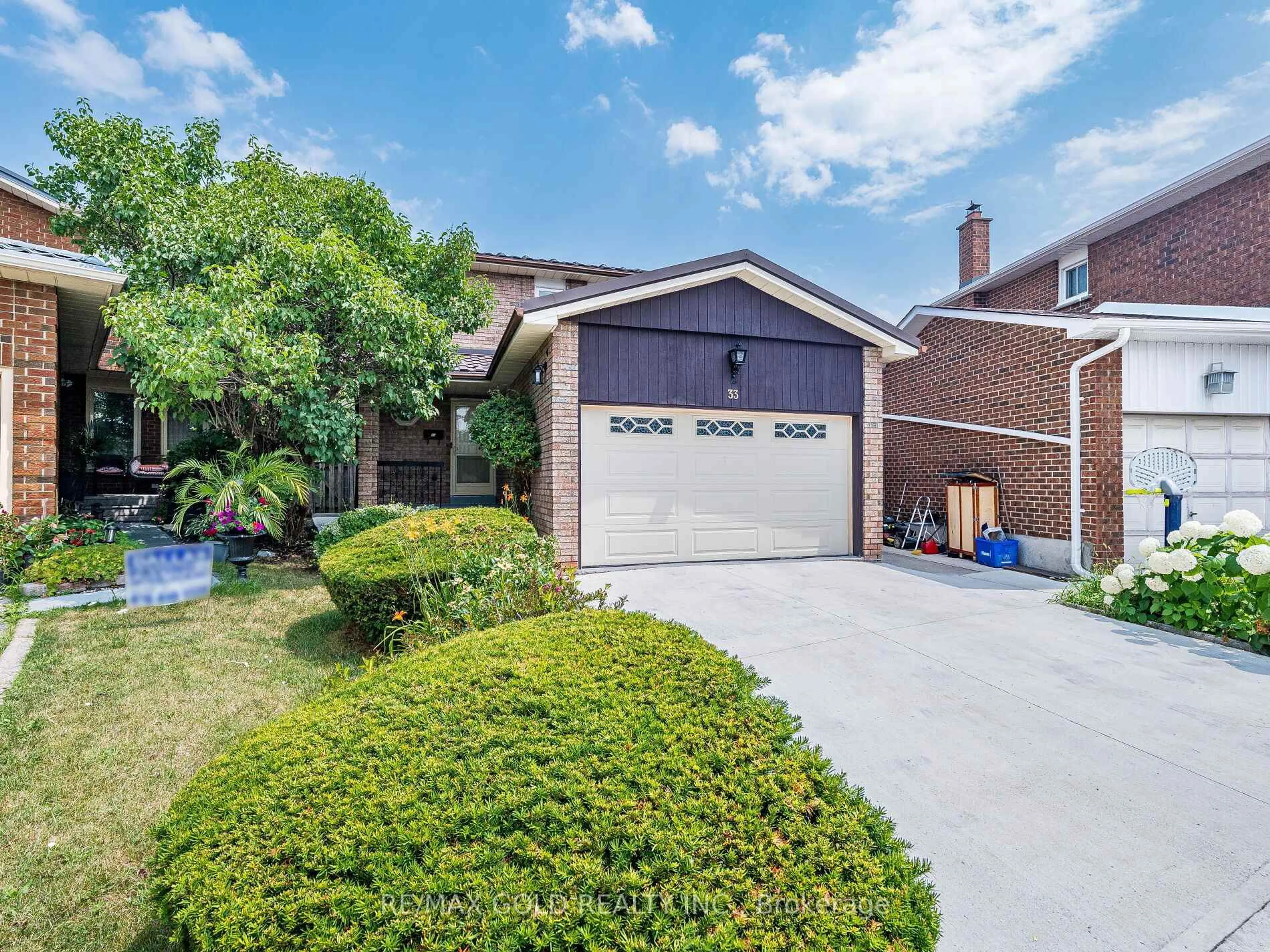 Home with brick exterior material, street for 33 St. Emilion Way, Toronto Ontario M9V 5A5