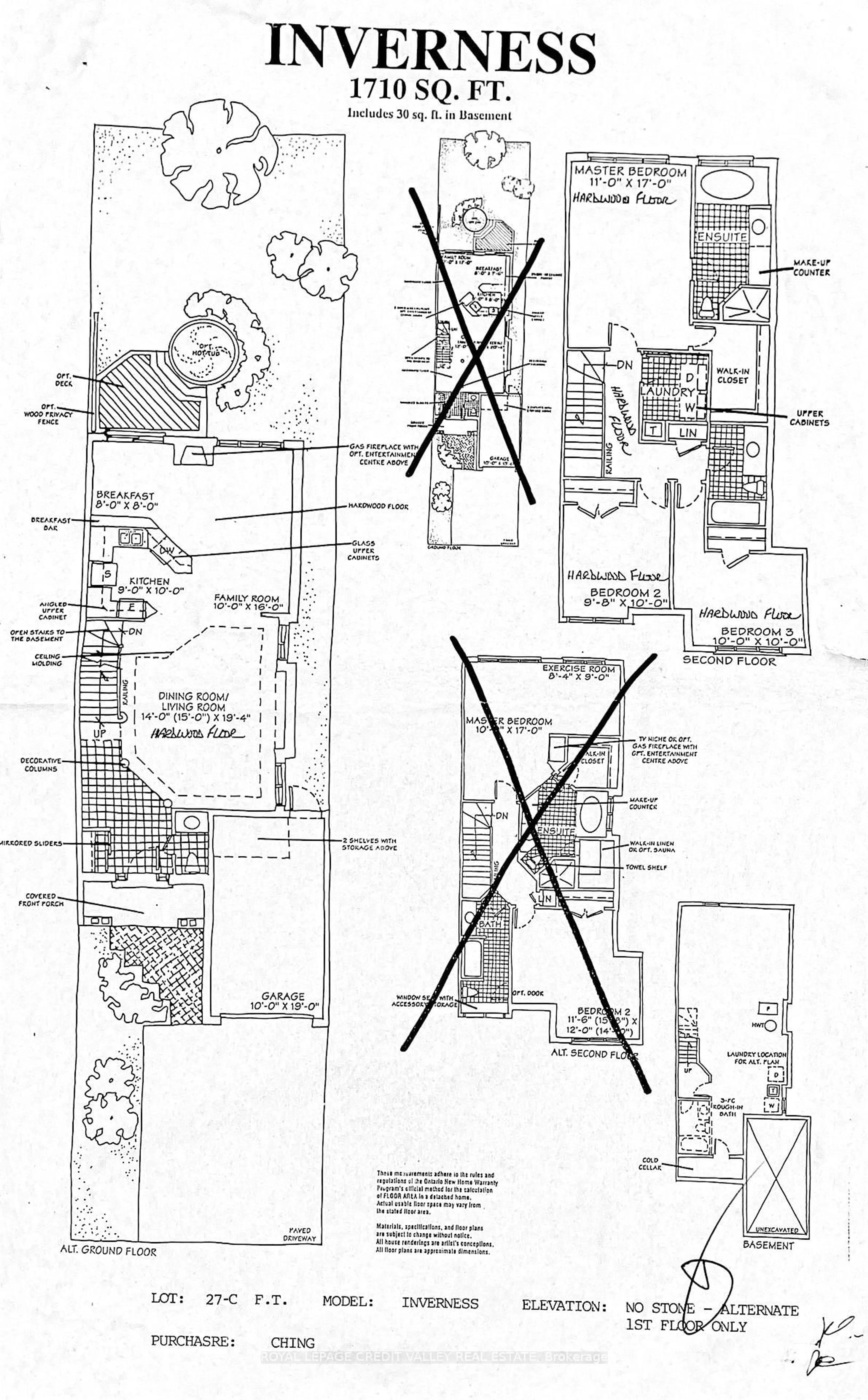 Floor plan for 464 Dalmuir Mews, Mississauga Ontario L4Z 3W2