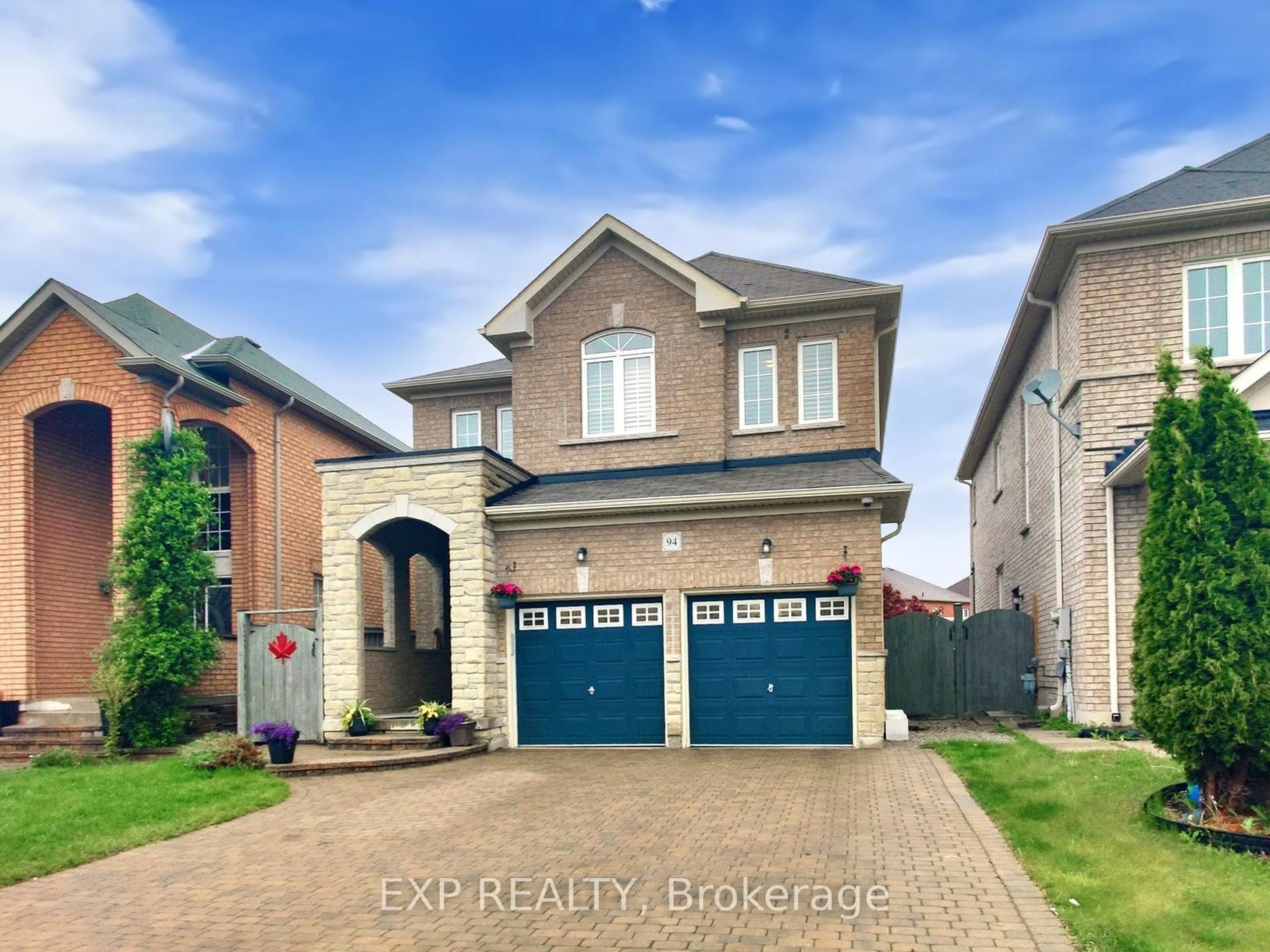 Home with brick exterior material, street for 94 Pannahill Dr, Brampton Ontario L6P 3B3